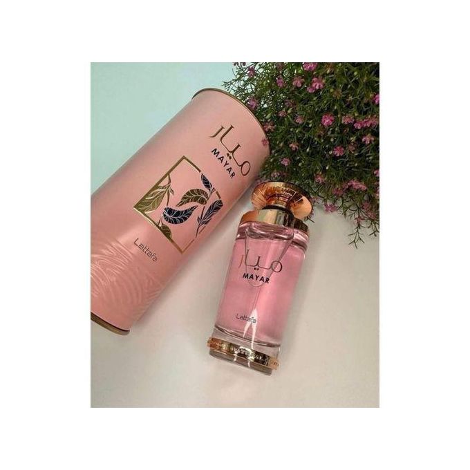 Mayar Lattafa Eau De Parfum Long Lasting Luxury Arabic Perfume for Women, Sweet Fruity Floral Scent, Elegant Bottle, Strong Projection, Original Middle East Fragrance