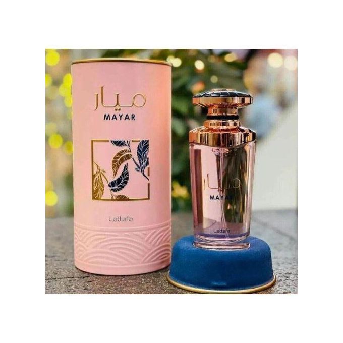 Mayar Lattafa Eau De Parfum Long Lasting Luxury Arabic Perfume for Women, Sweet Fruity Floral Scent, Elegant Bottle, Strong Projection, Original Middle East Fragrance