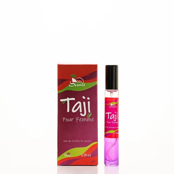 My Scents Taji Pour Femme 10ml Long Lasting Women Perfume, Sweet Floral Fruity Fragrance, Pocket Size Eau De Parfum, Romantic Scent, Travel Friendly Mini Spray