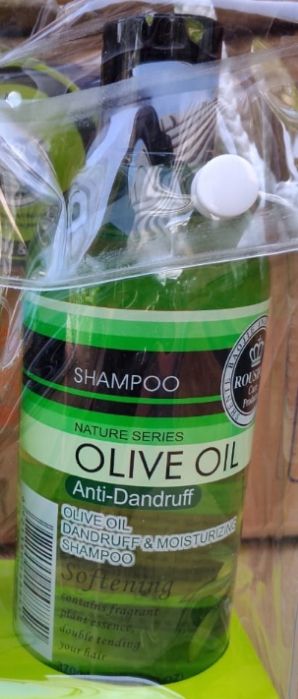 Roushun Olive Oil Anti-Dandruff Moisturizing Shampoo 370ml Deep Cleansing Nourish Repair Hydration Scalp Care Smooth Soft Hair Growth Olive Essence Hair Care For All Hair Types