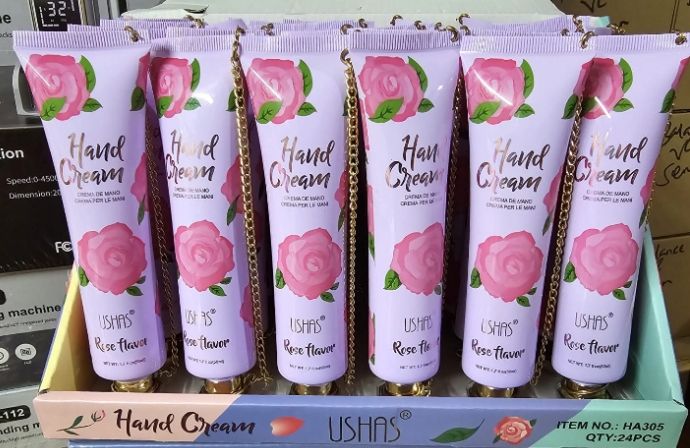 Ushas Rose Hand Cream 50ml – Deep Moisturizing & Nourishing Repair Lotion for Dry Hands, Soft Smooth Skin Care with Floral Scent, Fast Absorbing Anti-Crack Hydration