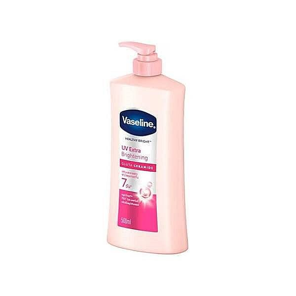 Brightening Lotion Vaseline Healthy Bright UV Extra Brightening GlutaGlow Body Lotion 500ml – Bright Fair Smooth Skin Deep Moisture SPF Protection Niacinamide Antioxidant