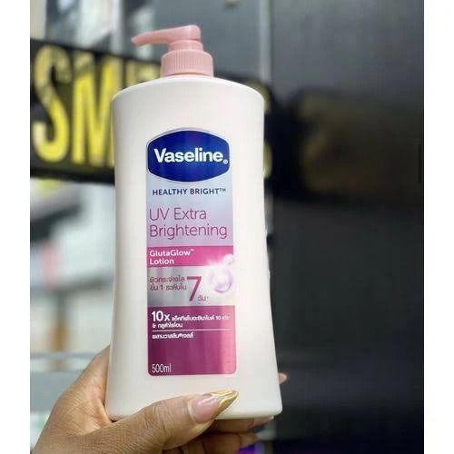 Brightening Lotion Vaseline Healthy Bright UV Extra Brightening GlutaGlow Body Lotion 500ml – Bright Fair Smooth Skin Deep Moisture SPF Protection Niacinamide Antioxidant