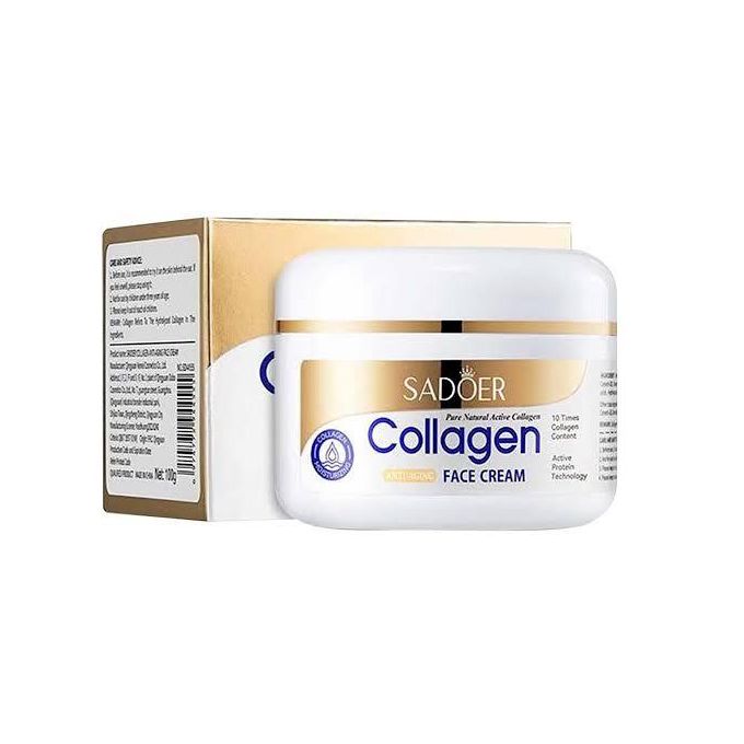 Sadoer Collagen Firming Anti-Aging Face Cream – Deep Moisturizing & Wrinkle Reducer, Replenishes Lost Collagen, Improves Elasticity, Firms & Smooths Skin for Youthful Radiance