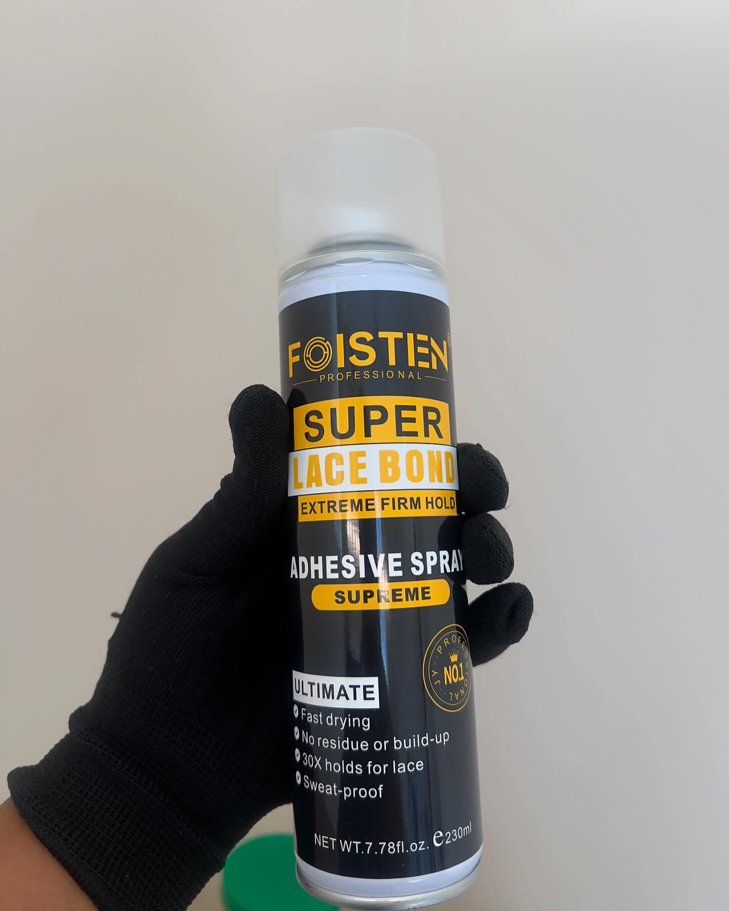 Foisten Lace Melting Spray Wig Glue – Extra Strong Active Adhesive Spray for Wigs, Frontals & Closures, Long-Lasting Lace Melt – Original or Supreme Formula