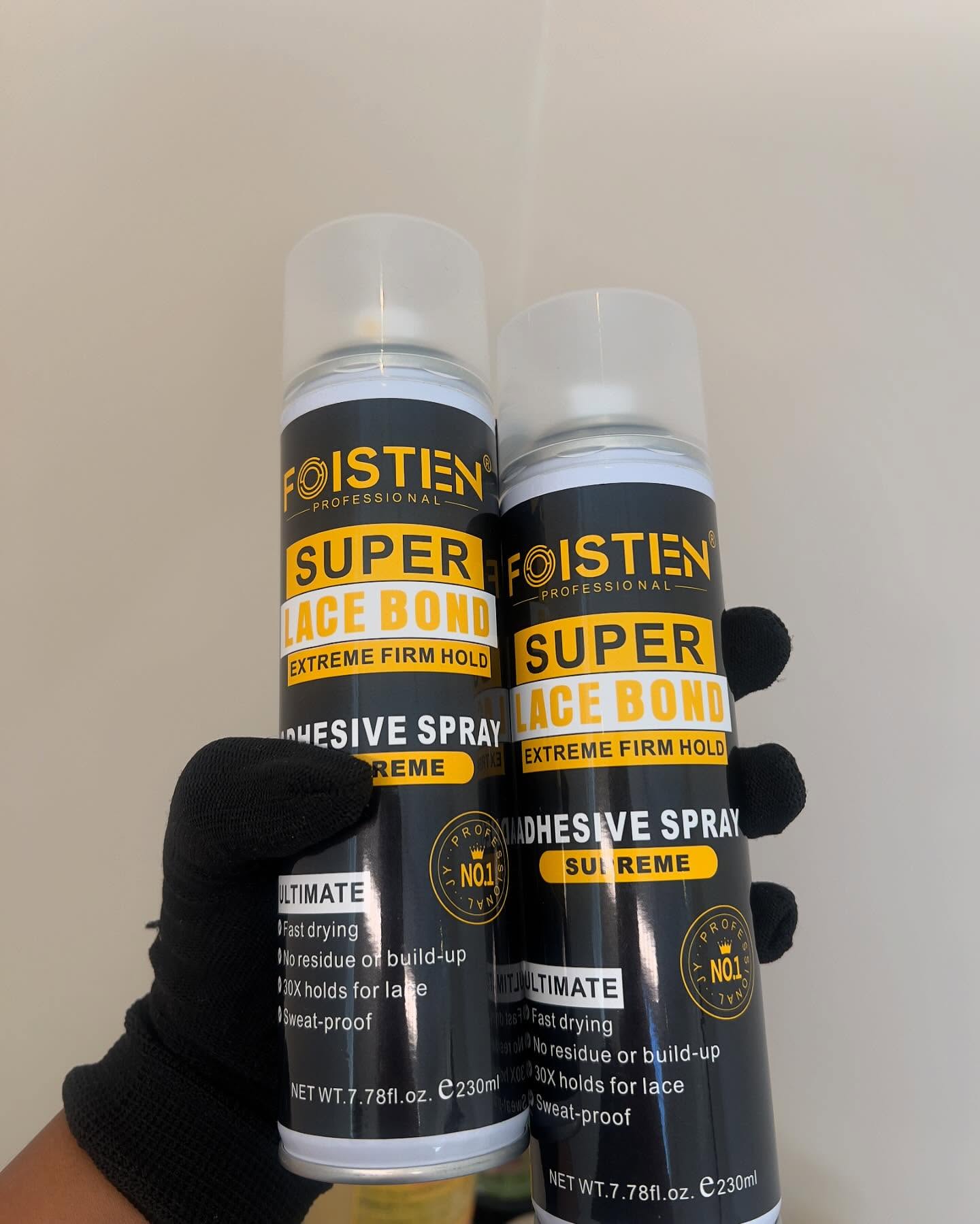 Foisten Lace Melting Spray Wig Glue – Extra Strong Active Adhesive Spray for Wigs, Frontals & Closures, Long-Lasting Lace Melt – Original or Supreme Formula