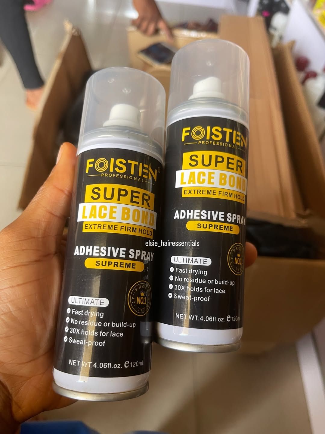 Foisten Lace Melting Spray Wig Glue – Extra Strong Active Adhesive Spray for Wigs, Frontals & Closures, Long-Lasting Lace Melt – Original or Supreme Formula