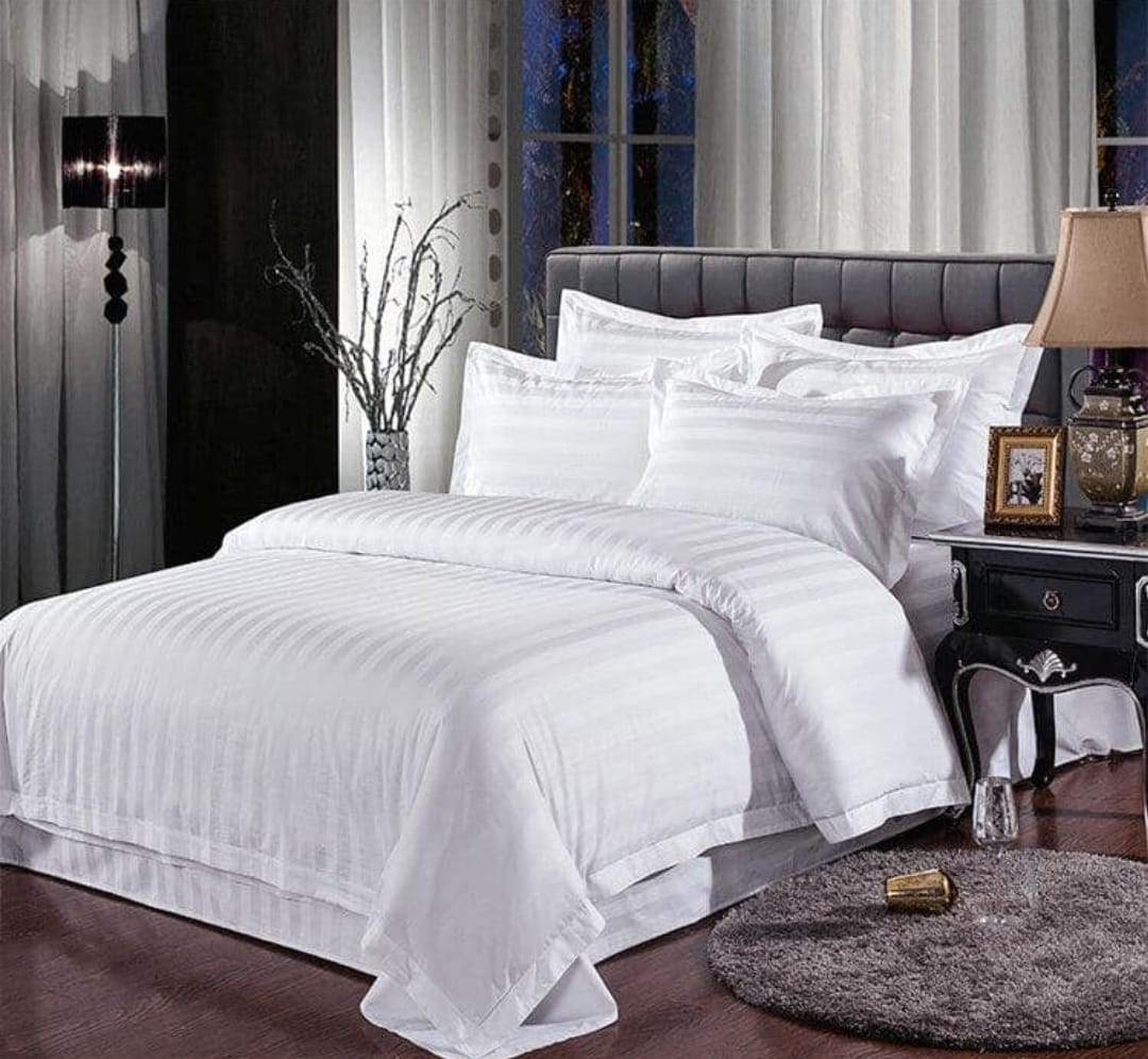 Duvet cover 1 pc duvet cover 1 pc bedsheet 2 pcs pillow cases Cotton 6x7  Material: Often made from 100% cotton or microfiber, known for being soft, breathable, and durable.