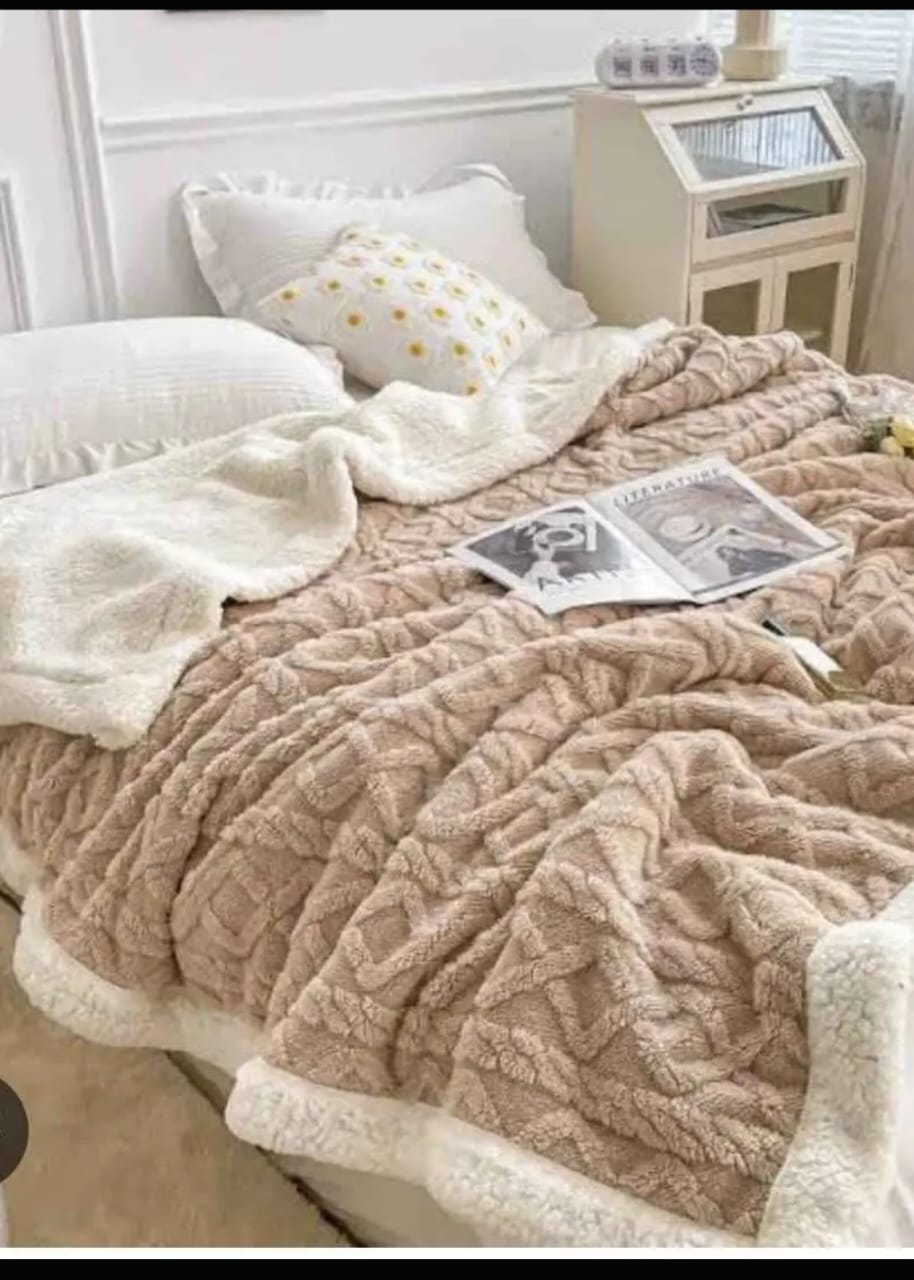Sherpa Fleece Blanket -Freshen up your bedroom with these duvet /blanket from Shop. It  is a single blanket/duvet,The duvet/blanket is soft, durable and luxurious to touch