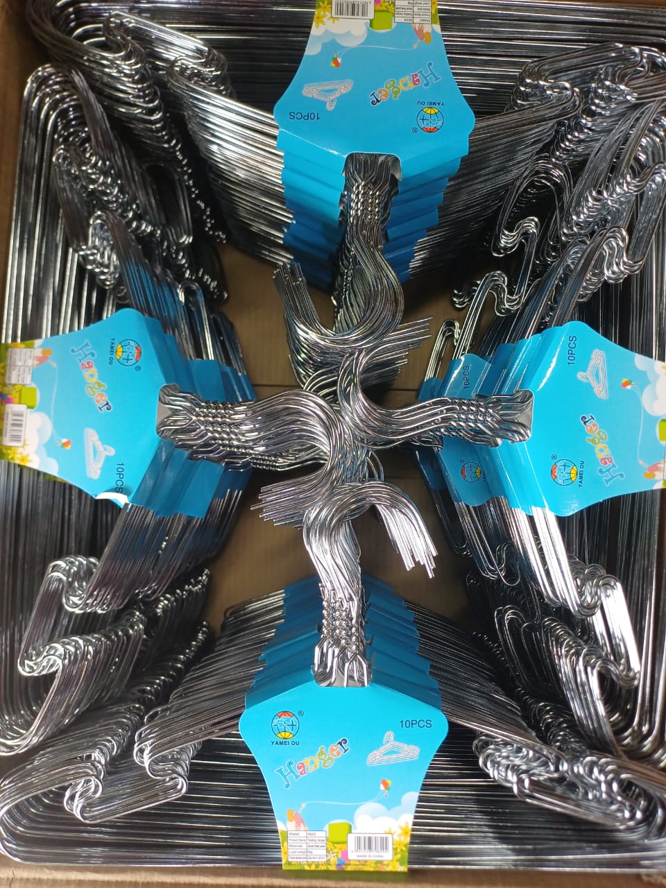 Hanger Hangers Pack Of 10s Hangers Strong Heavy Duty Stainless Steel Hangers   This  hanger is suitable for all kinds of clothes and others stuff like tie, towel, scarfs, jeans, belts etc. With these