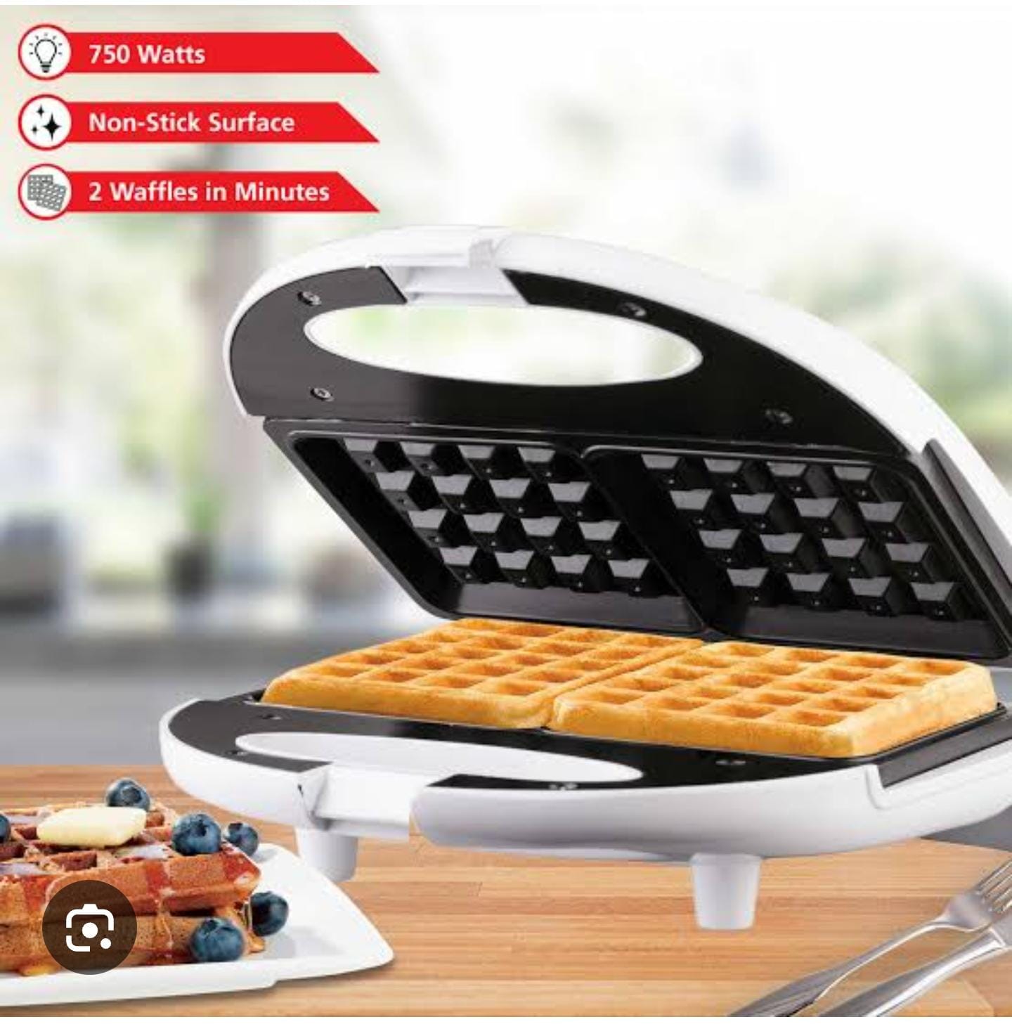 waffle maker Thewaffle makpress plates make toasted sandwiches a breeze, simply put your choice of sliced bread and filling inside the moulds and lock the lid in place. The snack maker will cut, seal