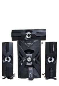 3.1 Golden Tech Woofer The sub-woofer gives you the best quality sound in a neat, compact unit. It can be easily arranged to match your living room design and give it a classy look at the same time It