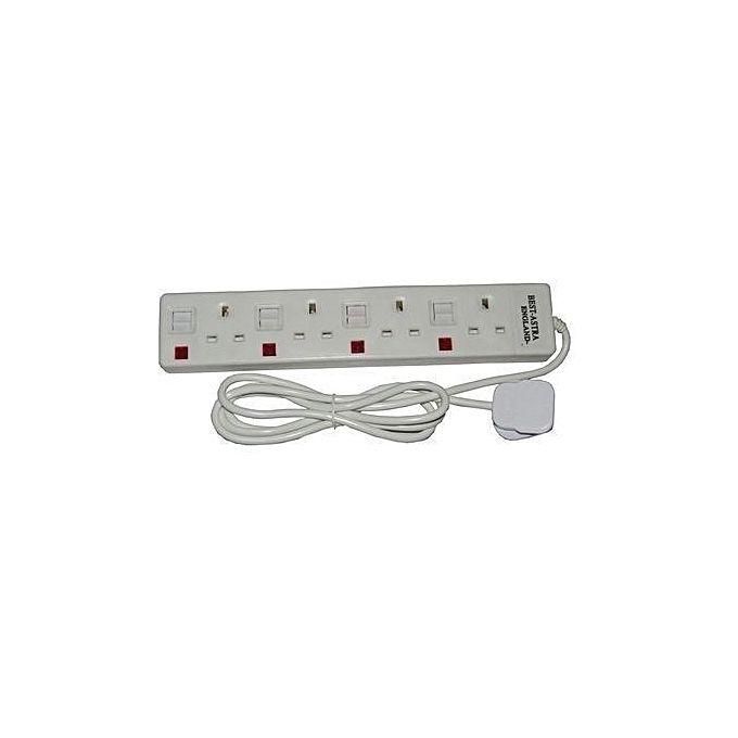 Astra 4 WAY EXTENSION- is the ideal plug for all your electronics devices‎‎. Comes with a 6 Ft cable,making it long enough for home,office or school.‎‎‎