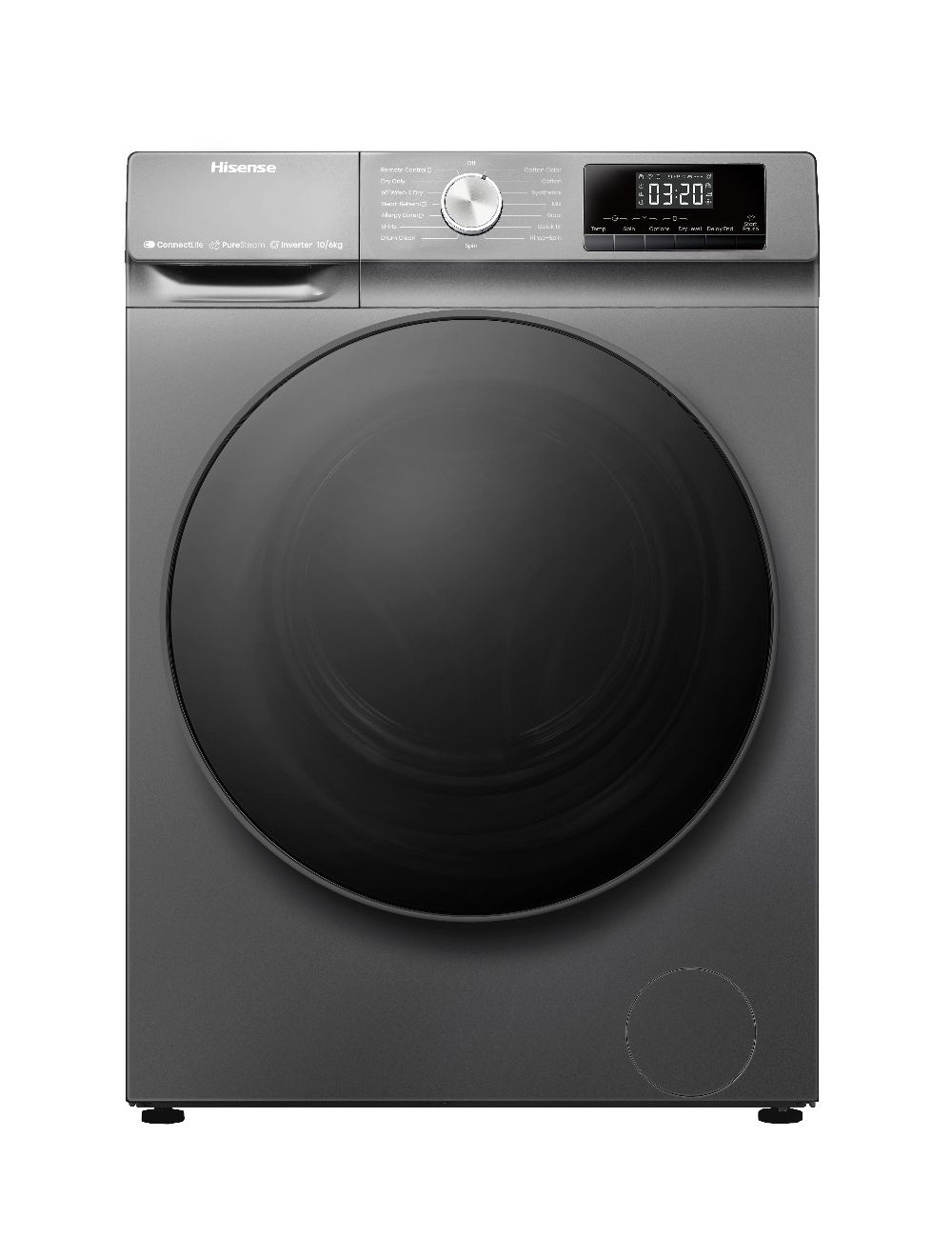 Hisense Washer & Dryer Front Load Washing Machine - 12KG Front load WDQA1214VJMWT