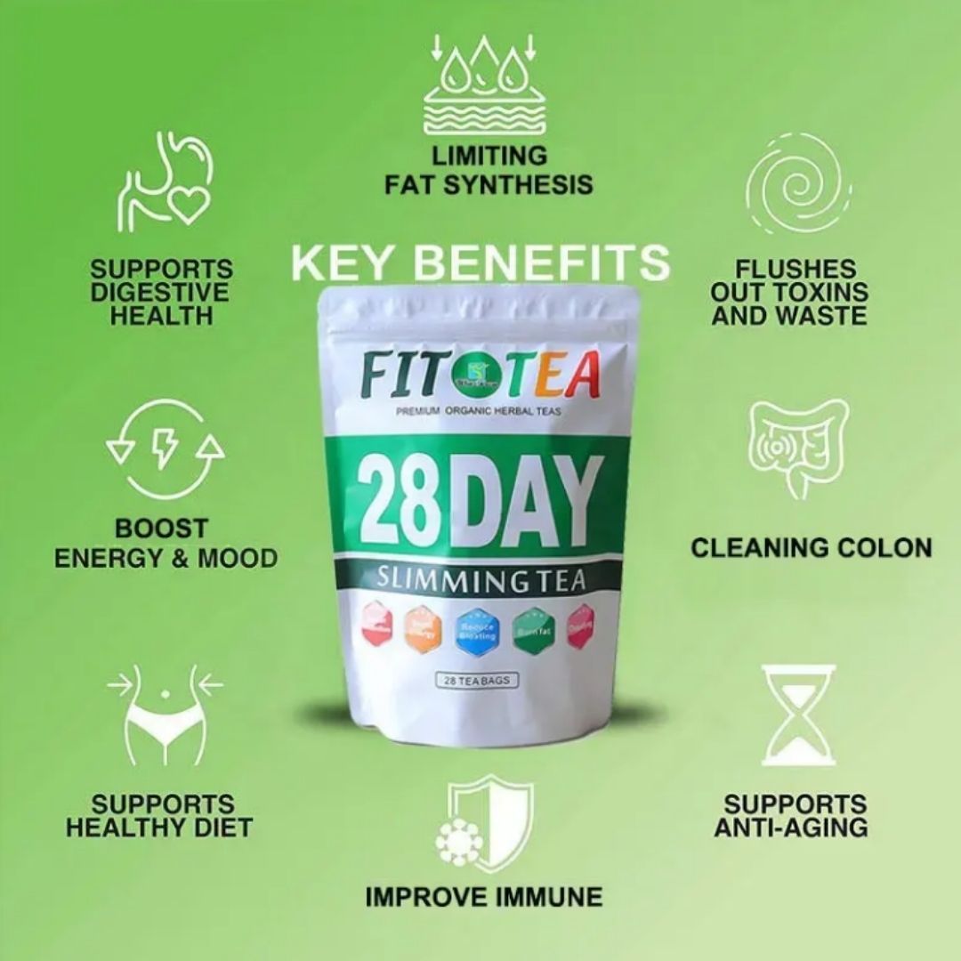 Wins Town Slimming Tea 28 Days Detox Weight Loss Fat Burning Flat Tummy Slim Herbal Natural Metabolism Booster
