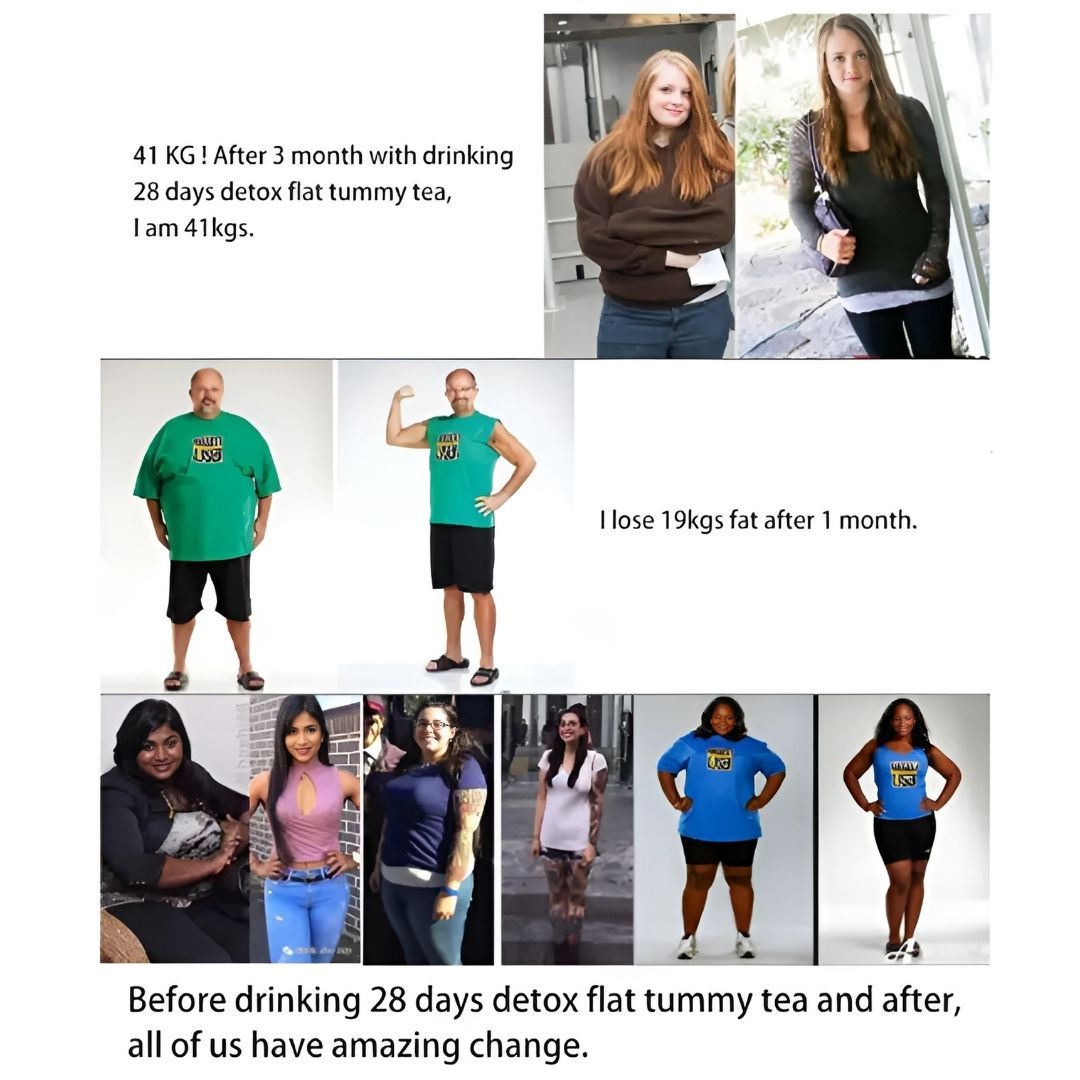 Wins Town Slimming Tea 28 Days Detox Weight Loss Fat Burning Flat Tummy Slim Herbal Natural Metabolism Booster