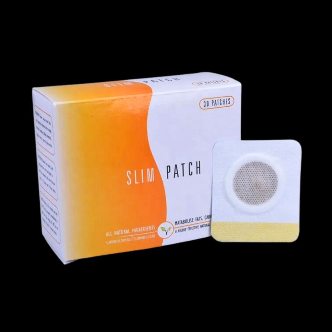 Magnet Slim Patch Weight Loss Fat Burning Belly Sticker 30 Pcs Herbal Slimming Detox Moxibustion Chinese Red Plaster for Relieve Stress and Improve Sleep Natural Body Shaping Magnetic