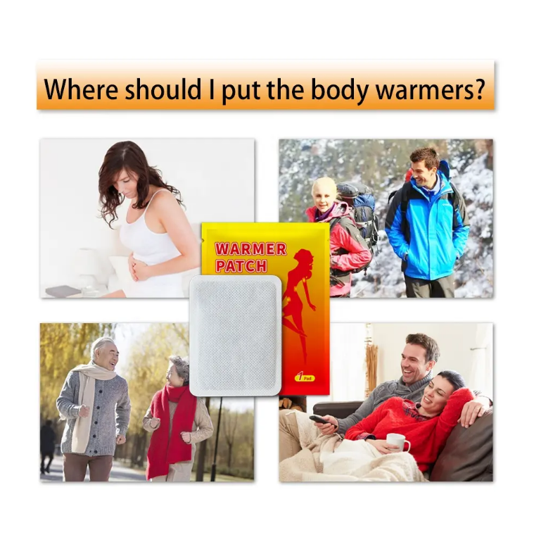 Instant Relief Warming Patches 8 Hours Camping Hiking Heating Dysmenorrhea Menstrual Cramps Muscle Pain Body Warmth Period Disposable Thermal Self-Heating Uterus 1 Piece