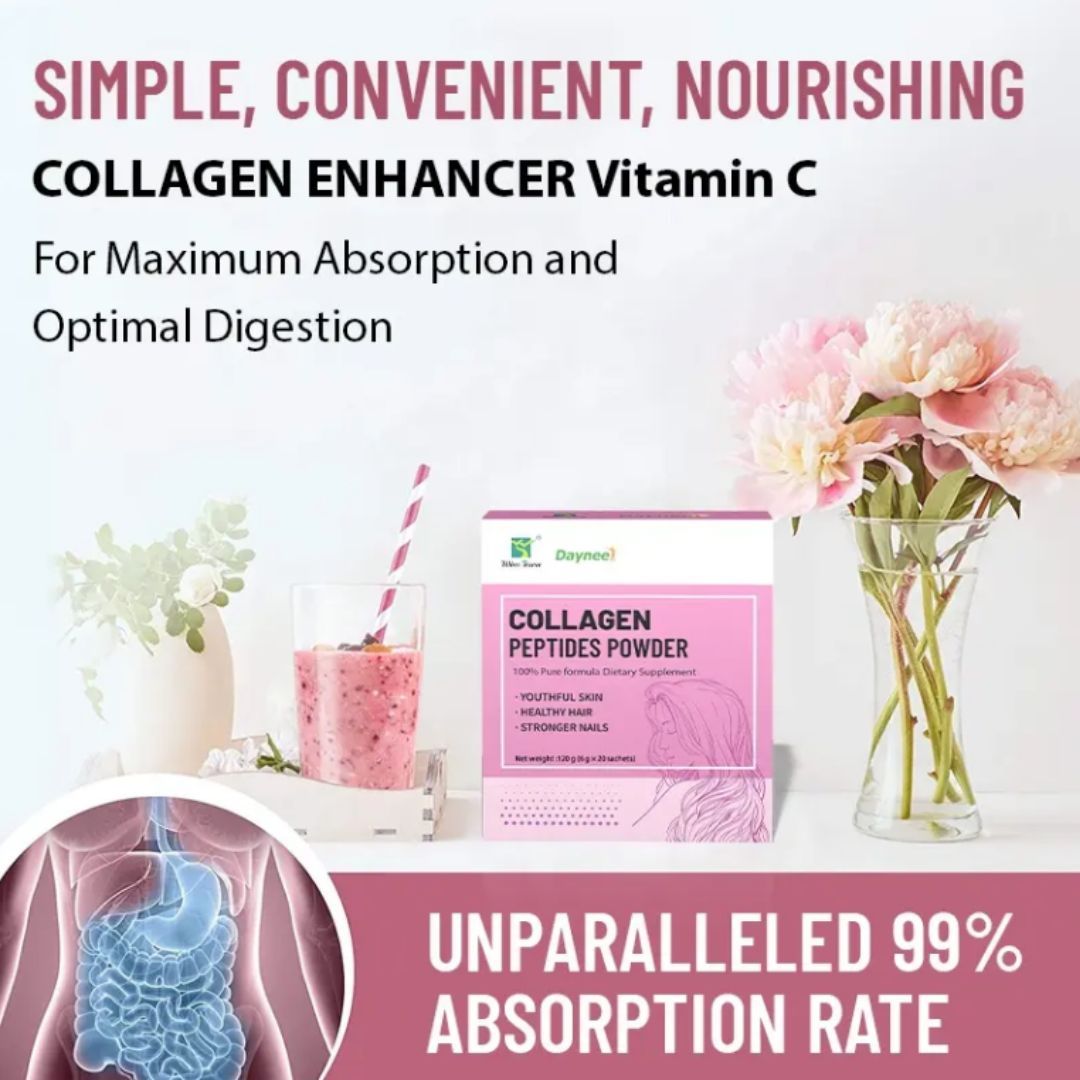 Winstown Collagen Peptides – Skin Whitening & Anti-Aging Beauty Supplement (20 Sachets) Powder for Glow Skin Whitening Beauty Personal Care Supplements Drinks Anti-Aging Dietary Supplement Natural