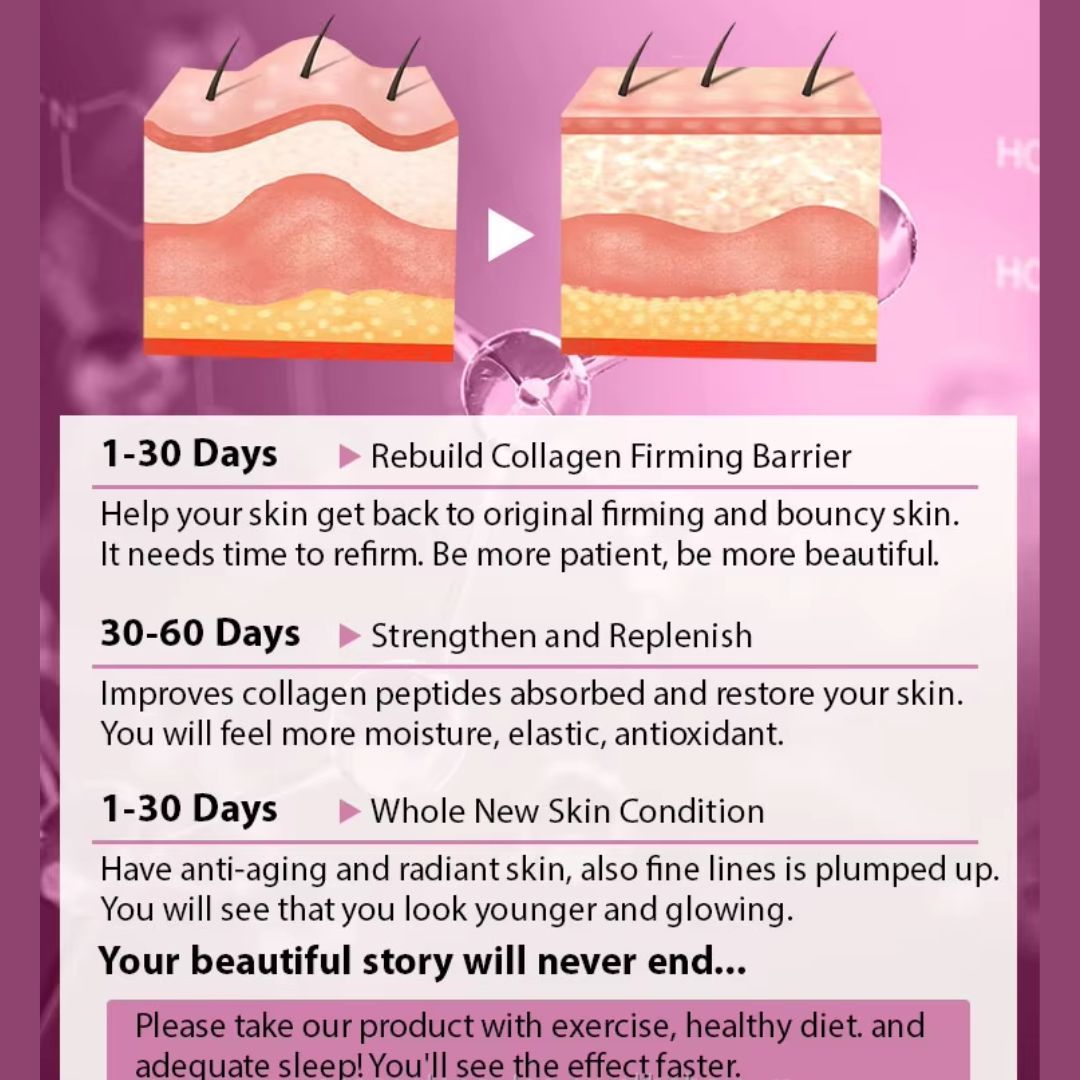 Winstown Collagen Peptides – Skin Whitening & Anti-Aging Beauty Supplement (20 Sachets) Powder for Glow Skin Whitening Beauty Personal Care Supplements Drinks Anti-Aging Dietary Supplement Natural