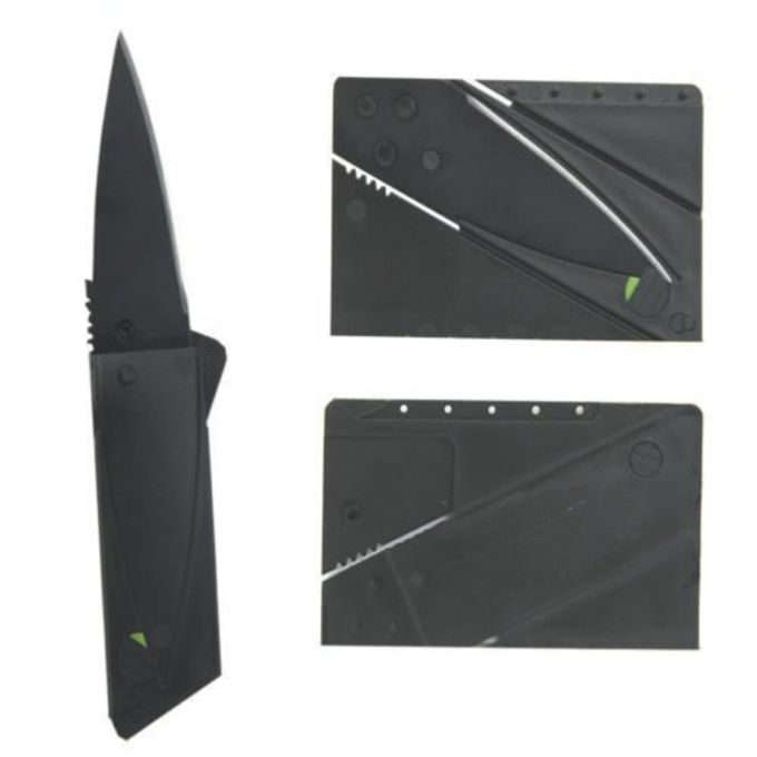 Foldable Credit Card Knife Pocket Secret Camping Swiss Wallet Gift Men Tool Discreet Hidden Business EDC Every Day Carry