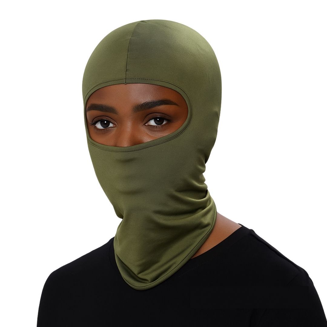 Light Balaclava Ski Mask Full Face Cover Anti Dust Wind Proof Bike Sports Headgear Motor Riding Cosplay UV Ninja JUNGLE GREEN Designer Army Military Hunting Tactical Hiking Summer Monkey Cap