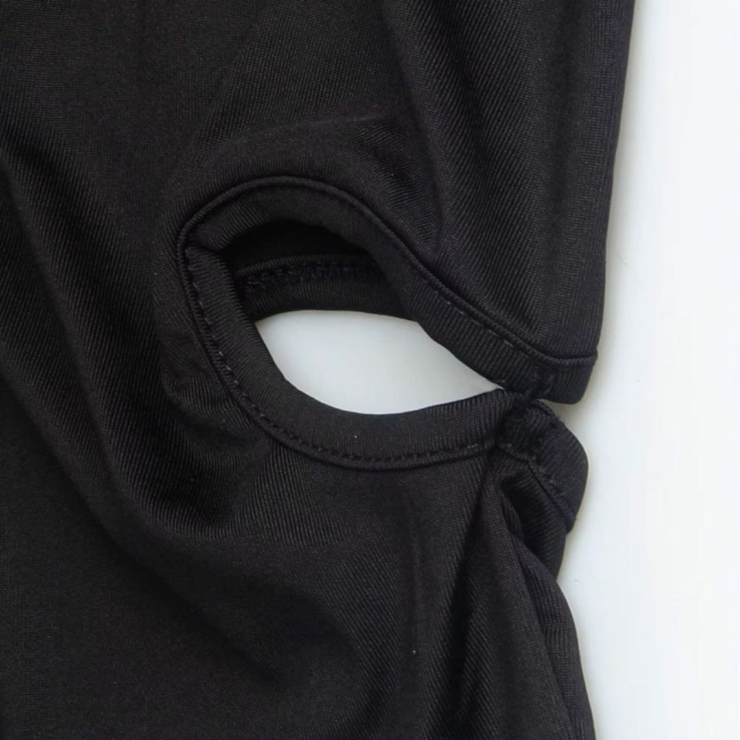 Balaclava Full Face Mask with Two Holes BLACK Ski Cover Polyester Spandex Light Summer Anti Dust Smoke Sweat UV Motorcycle Cycling Tactical Bicycle Accessory Motorbike Skateboard Skating Bike Beach