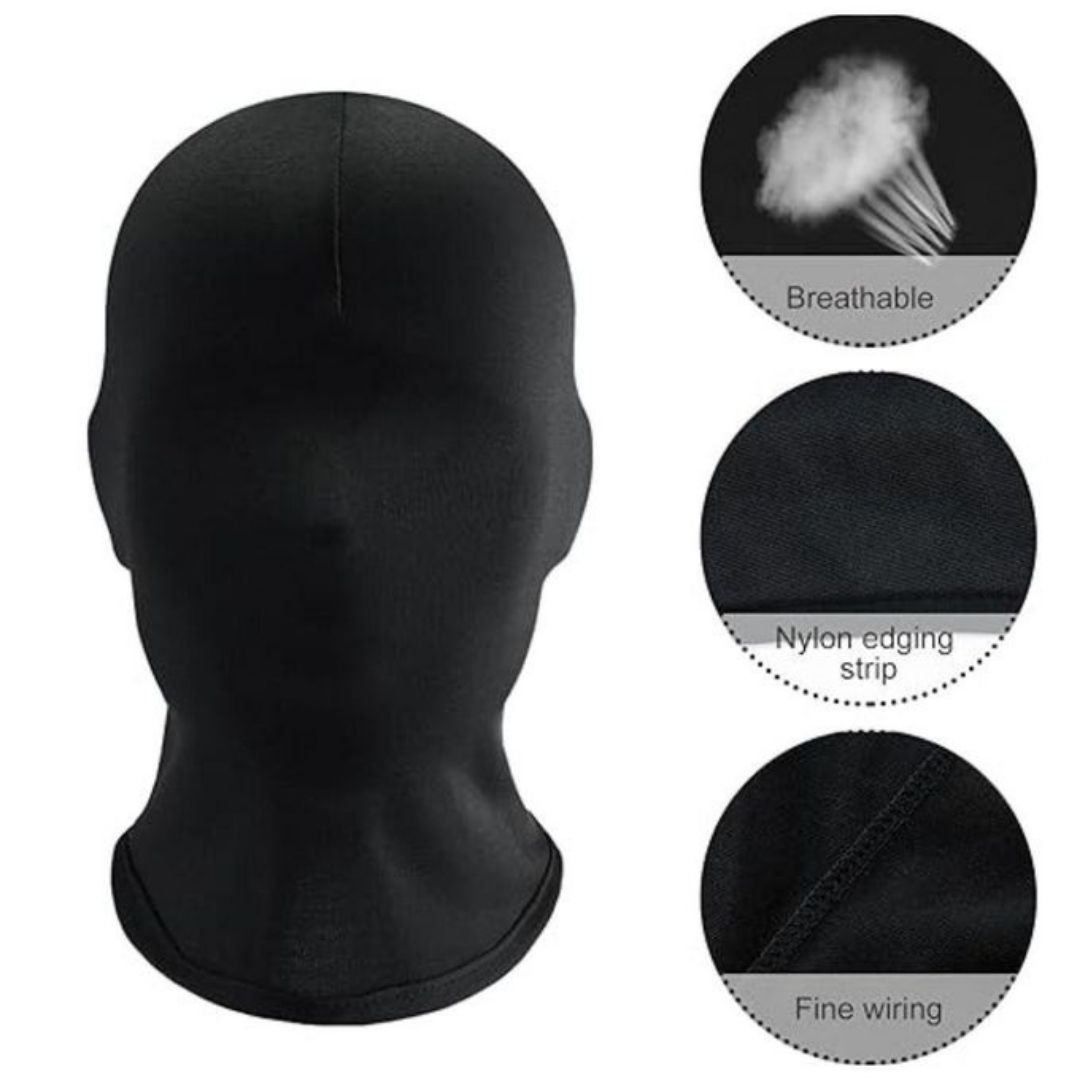 Full Face Balaclava Mask with No Hole Cosplay Cosplay Hat Sun Protection Acting Ninja Head Cover See Through Acting Cosplay Halloween Video Photo Shoot Maandamano Gen Z Monkey Cap Designer Fashion