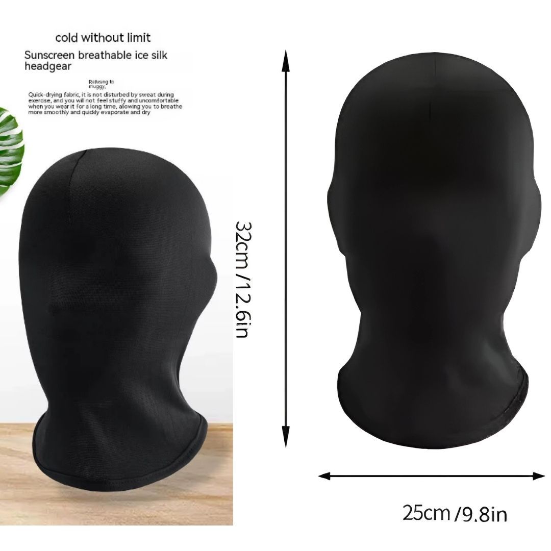 Full Face Balaclava Mask with No Hole Cosplay Cosplay Hat Sun Protection Acting Ninja Head Cover See Through Acting Cosplay Halloween Video Photo Shoot Maandamano Gen Z Monkey Cap Designer Fashion