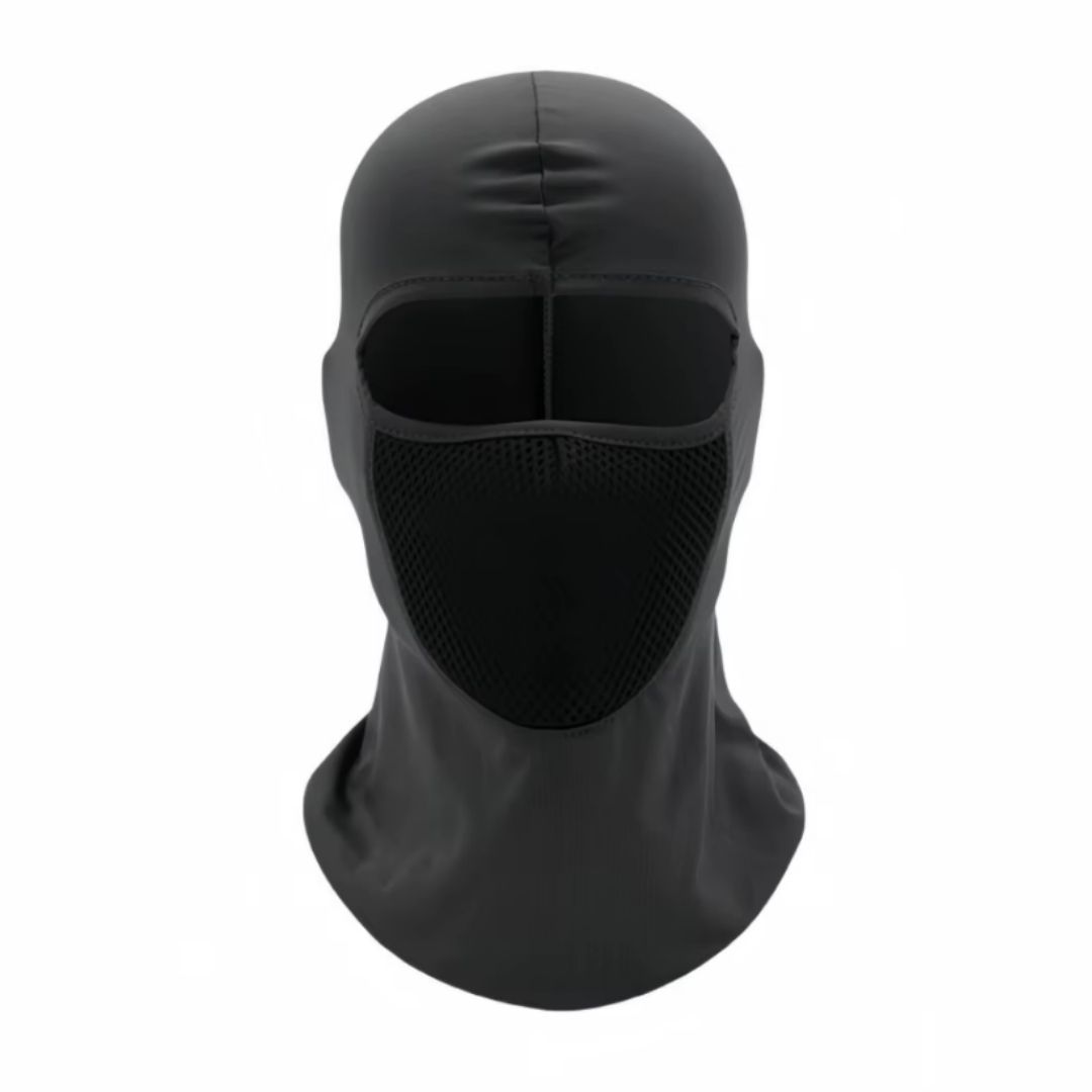 BLACK Full Face Balaclava Mask with Filter Mesh One Hole Cover Monkey Ninja Cap Helmet Liner Tactical Anti Dust Smoke UV Wind Proof Headgear Riding Cycling Bicycle Motorcycle Bike Motorbike Accessory