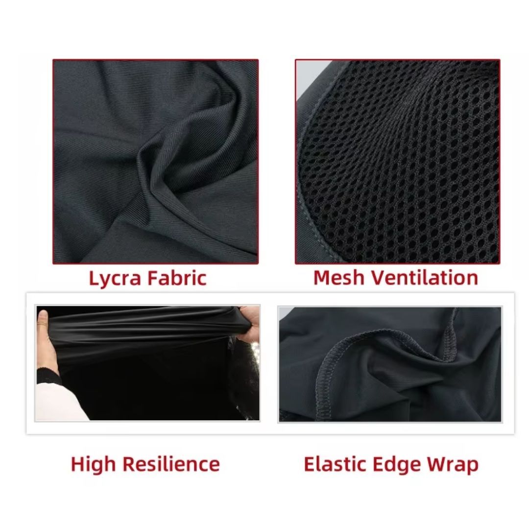 BLACK Full Face Balaclava Mask with Filter Mesh One Hole Cover Monkey Ninja Cap Helmet Liner Tactical Anti Dust Smoke UV Wind Proof Headgear Riding Cycling Bicycle Motorcycle Bike Motorbike Accessory