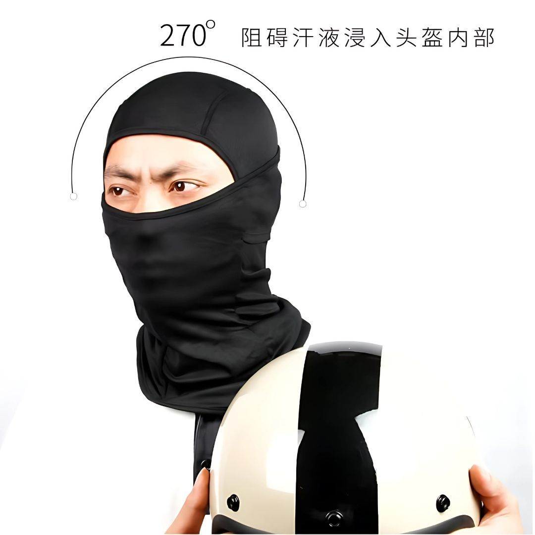 Pullover Tactical Ski Mask Balaclava Full Face BLACK FM6 Cover Motorcycle Bicycle Outdoor Sports Skiing Cycling Motorbike Bike UV Protection Folding Headgear Helmet Liner Neck Gaiter Durag Hijab