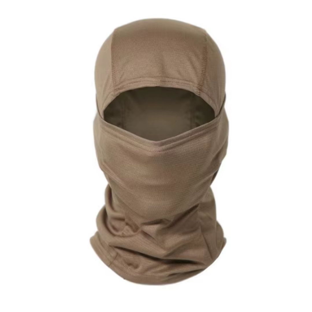 Tactical Mask Balaclava Light Summer BROWN FM6 Ski Full Face Cover Summer Breathable Light Windproof Dustproof Unisex Ice Silk Polyester Spandex Anti-UV Anti-Dust Anti-Wind Women Men Head Cap
