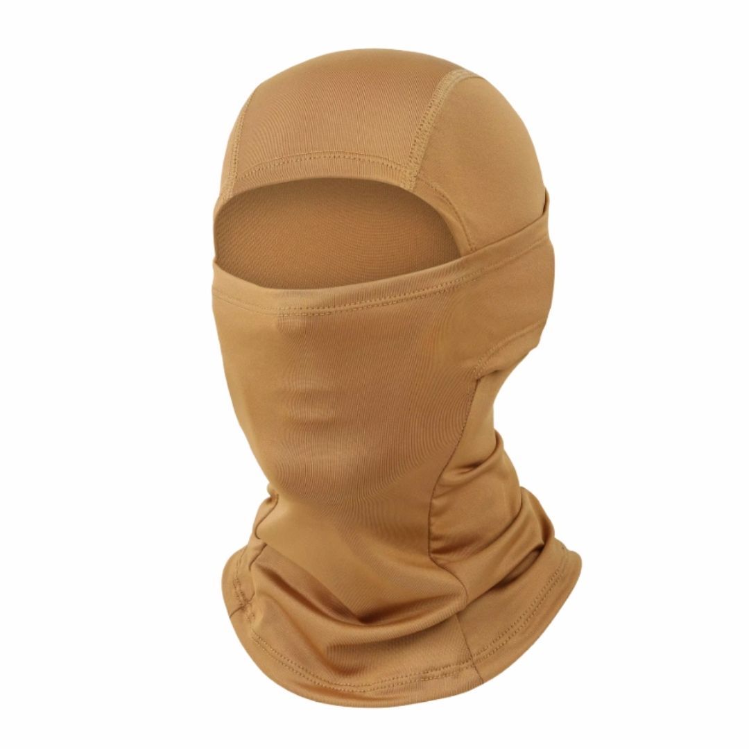 Tactical Mask Balaclava Light Summer BROWN FM6 Ski Full Face Cover Summer Breathable Light Windproof Dustproof Unisex Ice Silk Polyester Spandex Anti-UV Anti-Dust Anti-Wind Women Men Head Cap
