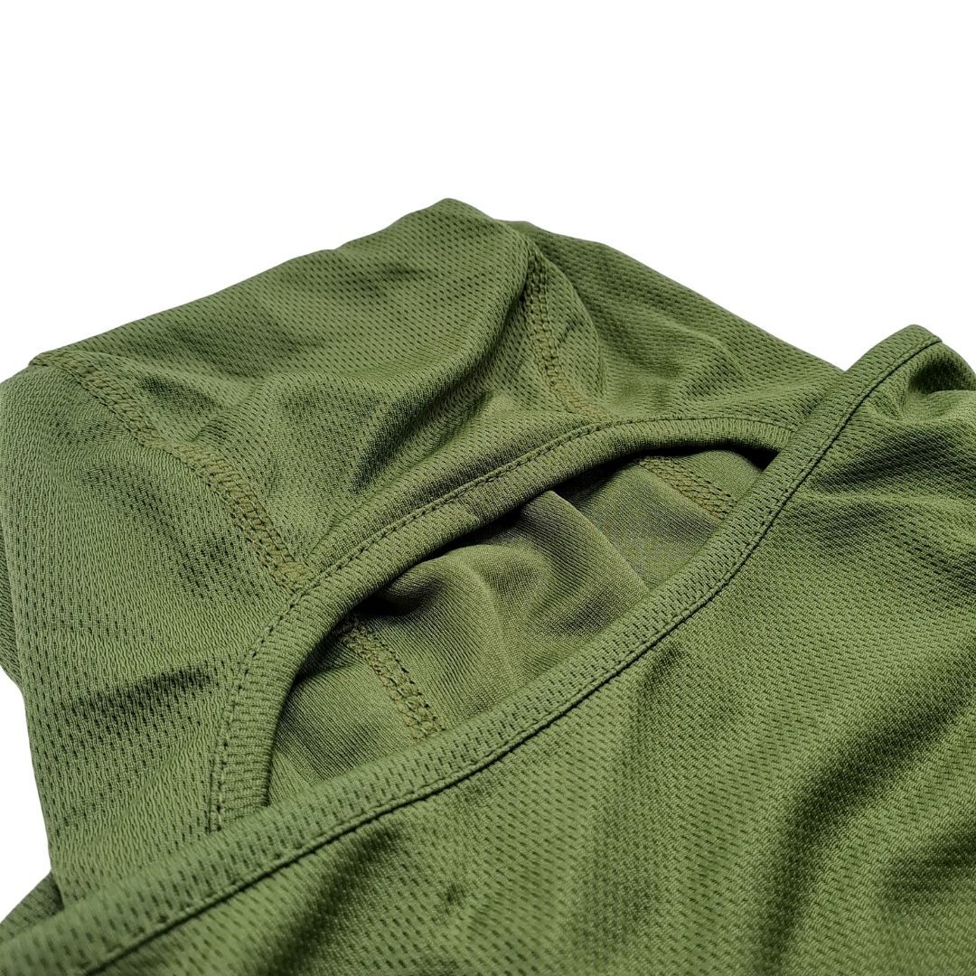 GREEN Tactical Pullover Balaclava Mask Full Face Ski Cover Motorcycle Bicycle Outdoor Sports Skiing Cycling Motorbike Bike UV Protection Folding Headgear Helmet Liner Neck Gaiter Durag Hijab FM6