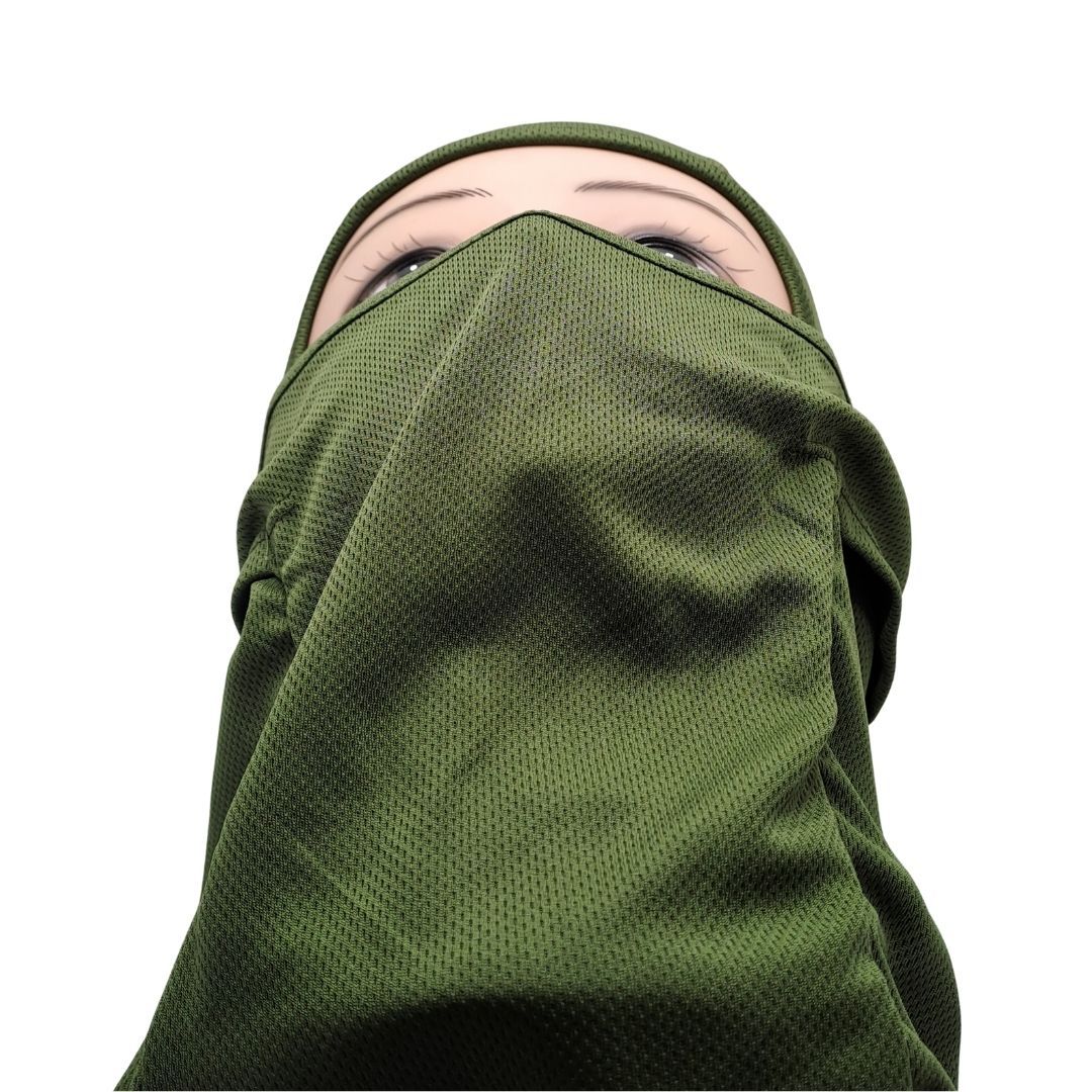 High Quality Breathable Ski Mask Tactical Balaclava Full Face Cover JUNGLE GREEN FM6 Monkey Ninja HAT Designer Cosplay Photoshoot Videoshoot One Hole Elastic Tube Bandana Hiking Hunting Skating Army