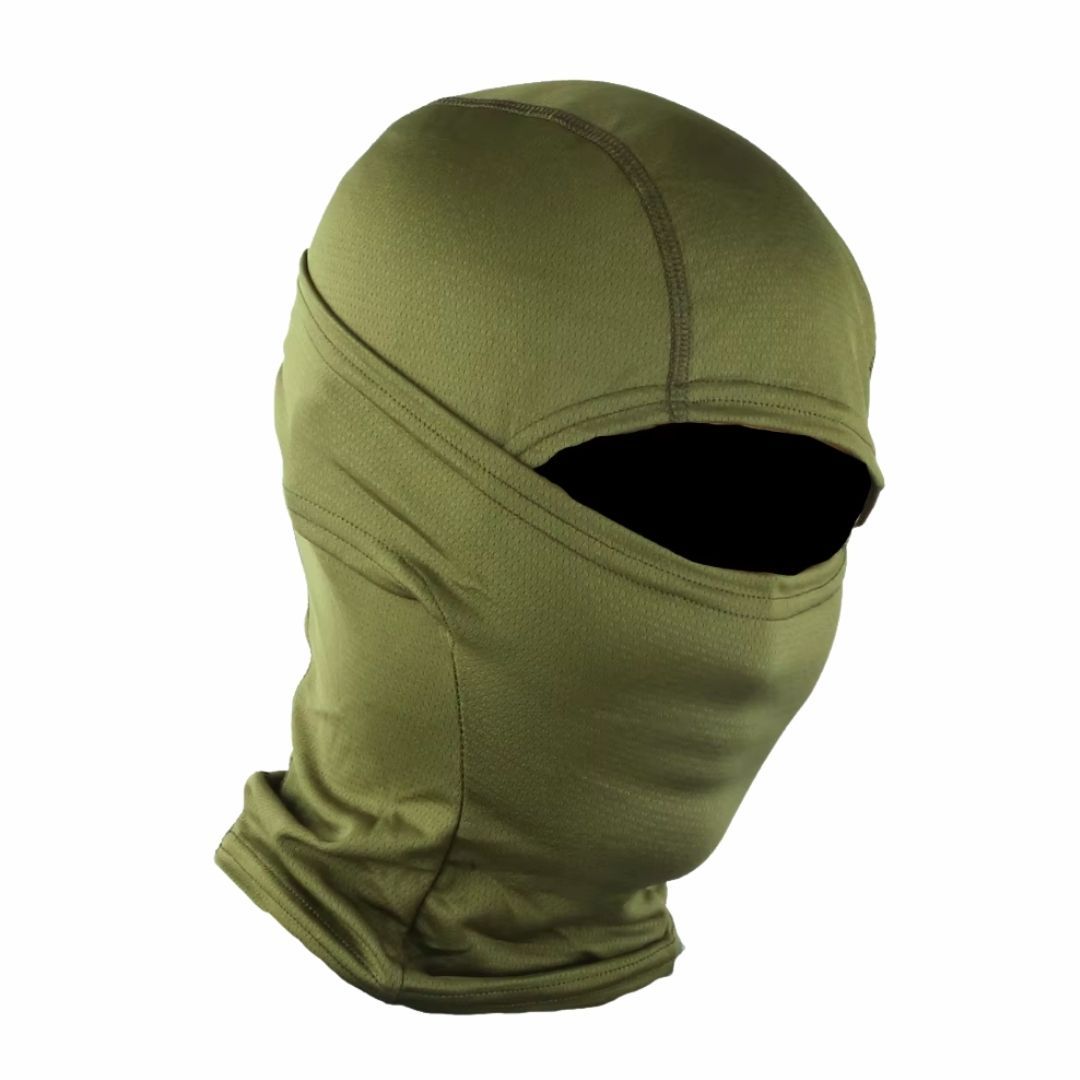 High Quality Breathable Ski Mask Tactical Balaclava Full Face Cover JUNGLE GREEN FM6 Monkey Ninja HAT Designer Cosplay Photoshoot Videoshoot One Hole Elastic Tube Bandana Hiking Hunting Skating Army