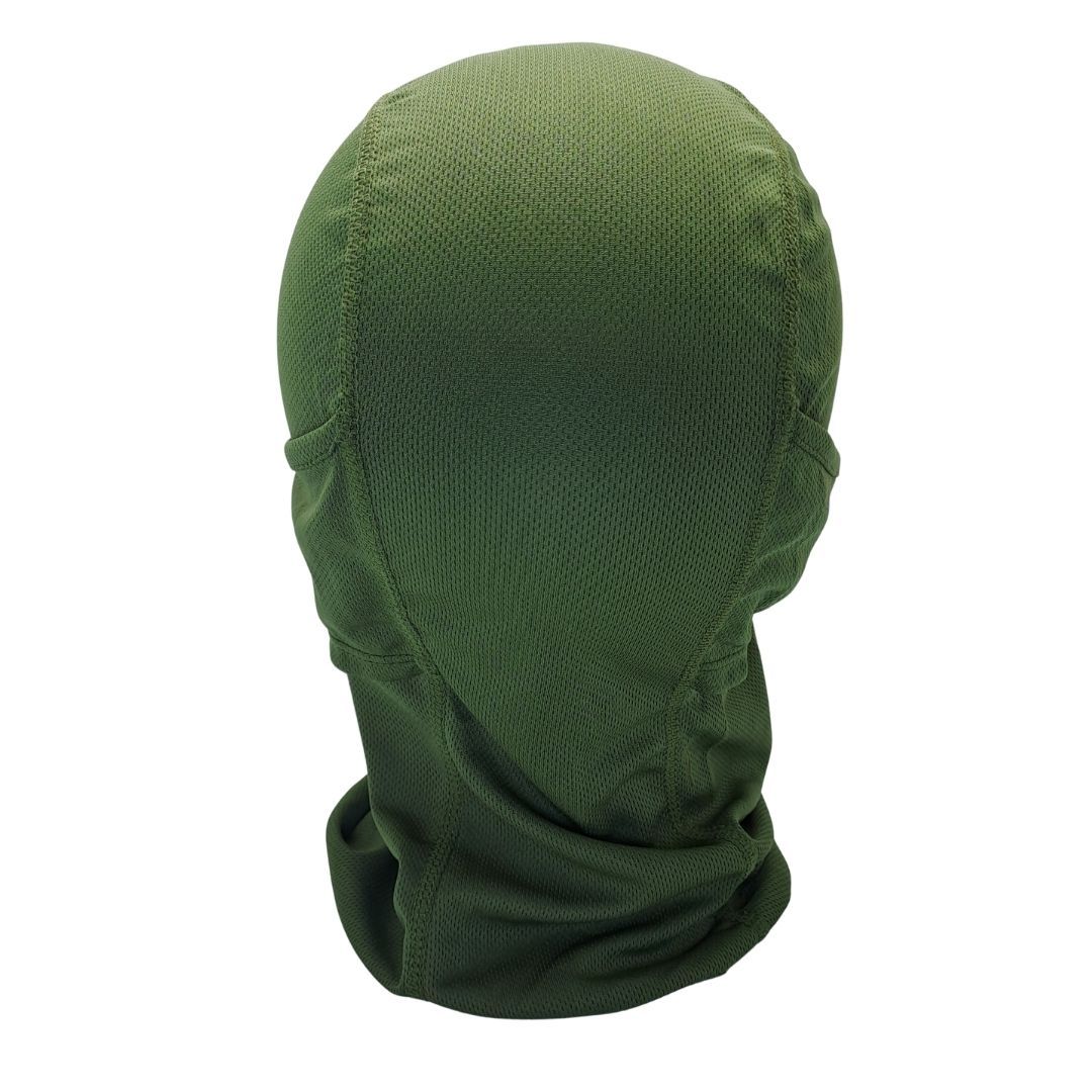PREMIUM Folding Tactical Balaclava Mask FM6 Full Face Cover GREEN Monkey Ninja Designer Cosplay Photoshoot Videoshoot One Hole Elastic Tube Bandana Hiking Hunting Skating Army Military Hat High Top