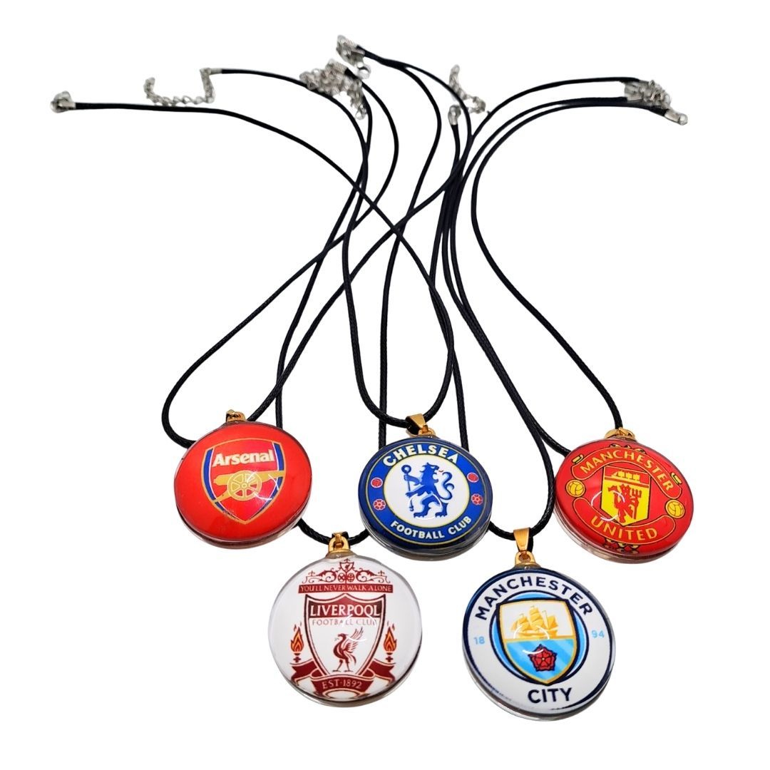 Manchester City Necklace Football Men's Gift Pendant Women's Soccer Fans Logo Birthday Man The Citizens Sky Blues Merch