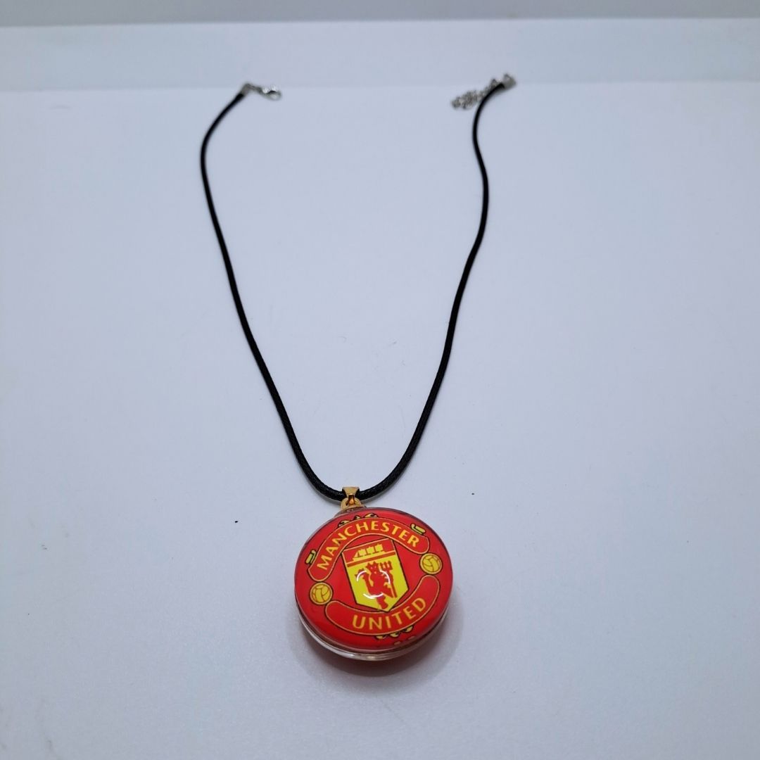 Necklace For Man U Fans Football Team Logo Pendant Gift Merchandise Men Women Manchester United Red Devils Birthday