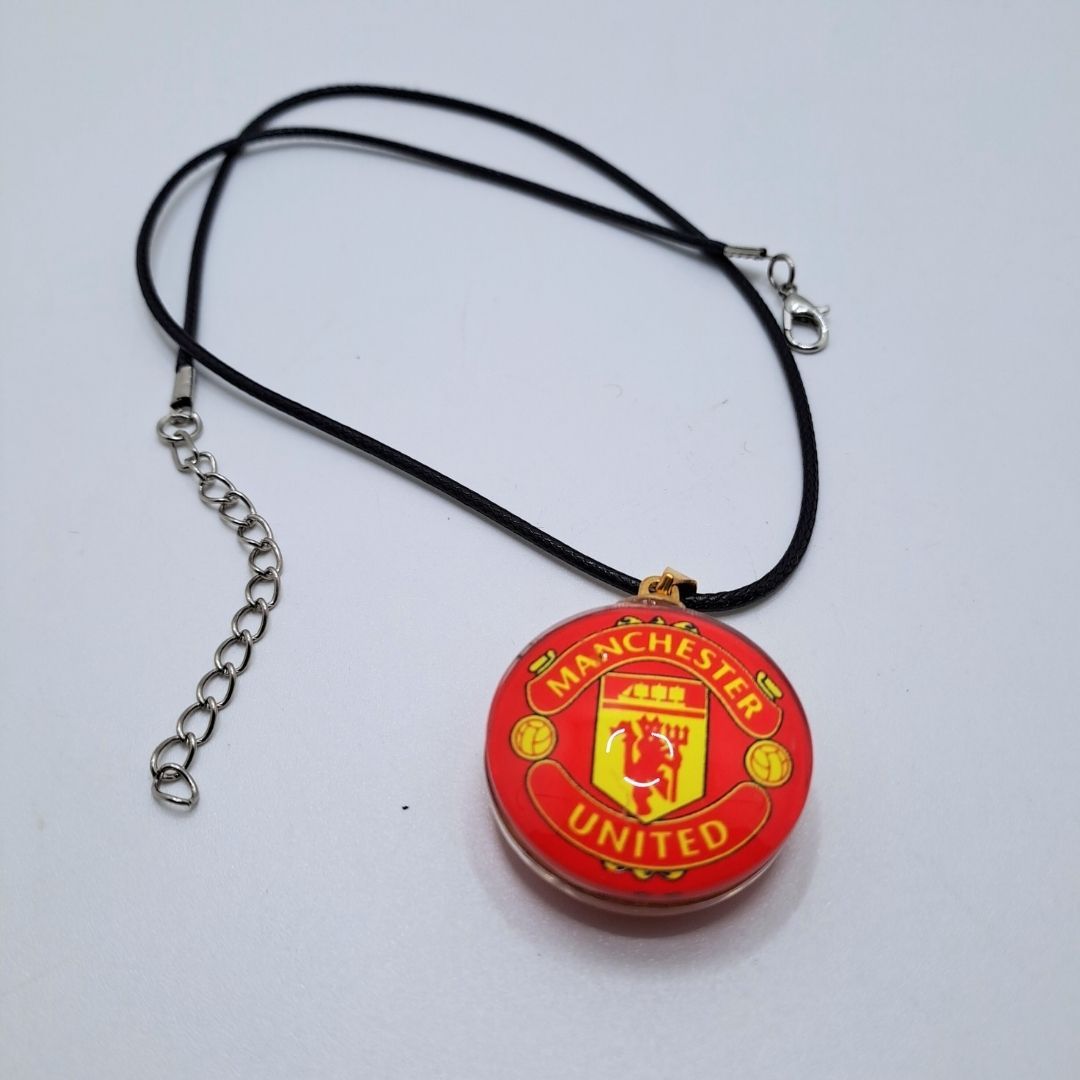 Necklace For Man U Fans Football Team Logo Pendant Gift Merchandise Men Women Manchester United Red Devils Birthday