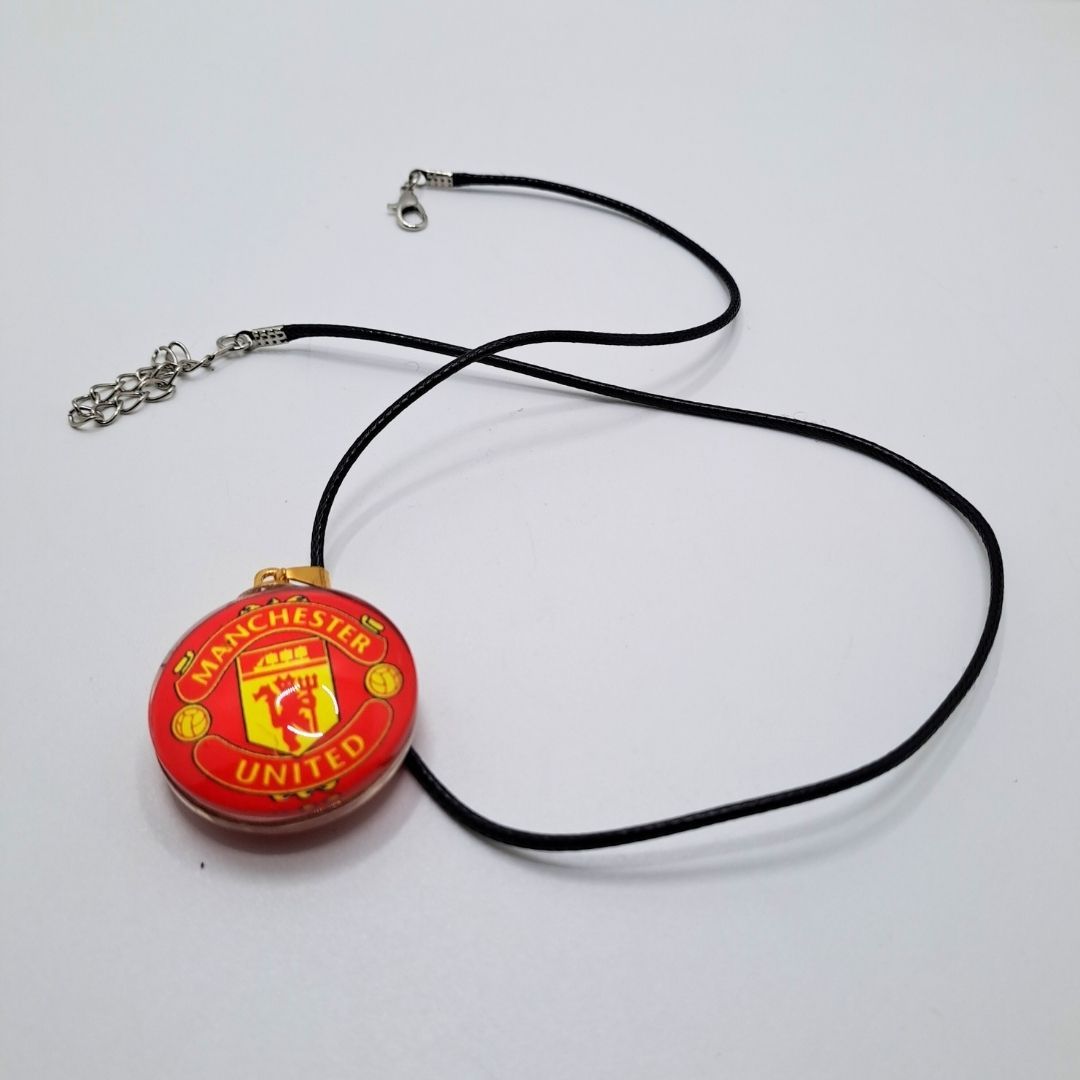 Necklace For Man U Fans Football Team Logo Pendant Gift Merchandise Men Women Manchester United Red Devils Birthday