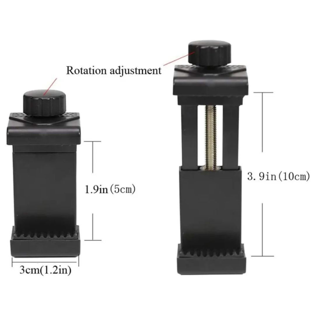 2 in 1 Adjustable Head Strap Mount for Smart Phone or Action Camera Go Pro POV Vlogging Video Shoot Film Making Accessories Sport Cycling Skating Driving Mobile Streaming Hiking Headband Stand