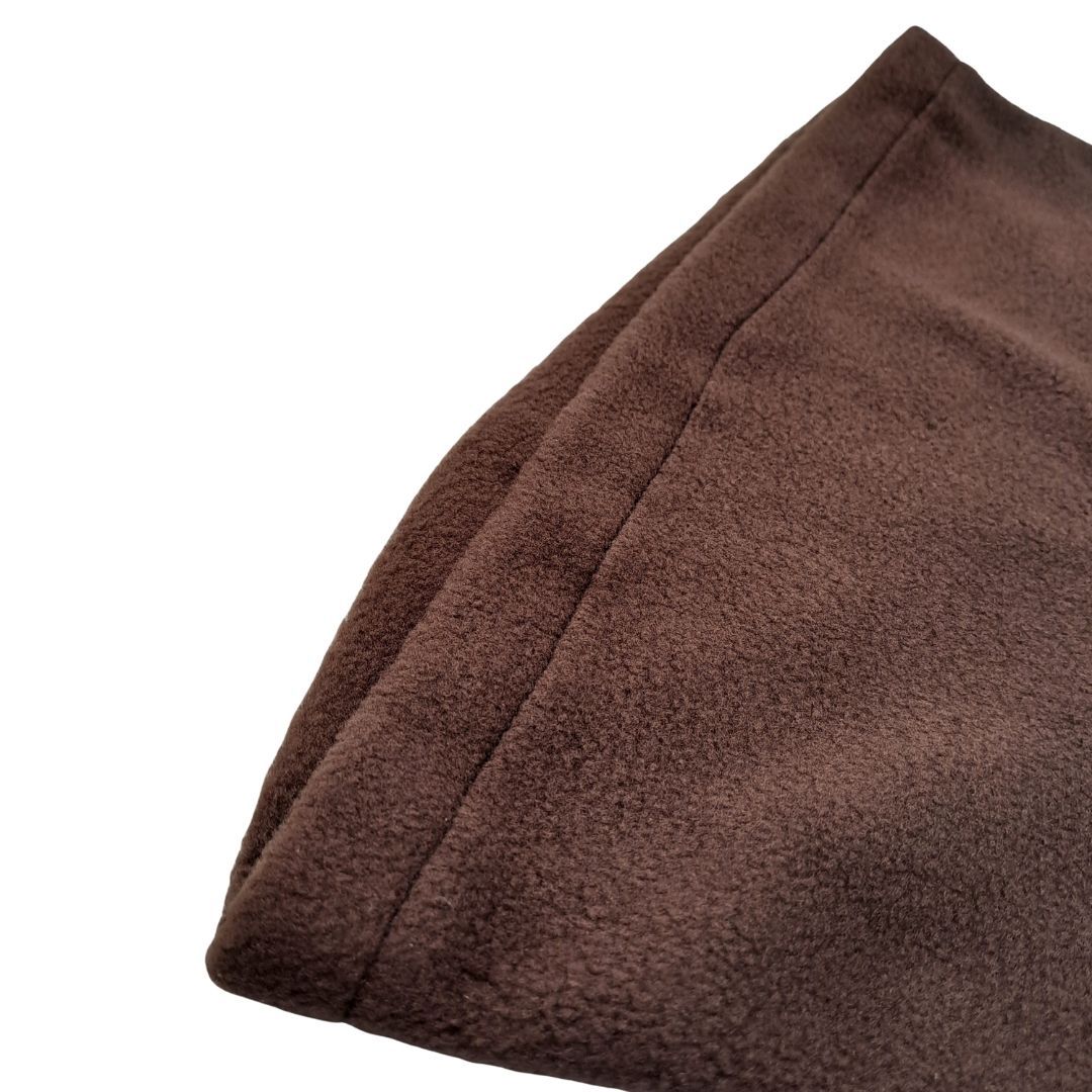 Winter Fleece BROWN Balaclava Ski Mask Thermal Full-Face Cover for Motorbike, Outdoor, Night Patrol, Cycling, Helmet Liner Cold Weather Gear Motorcycle Anti-Dust Anti-Smoke Anti-Cold Neck Gaiter Scarf