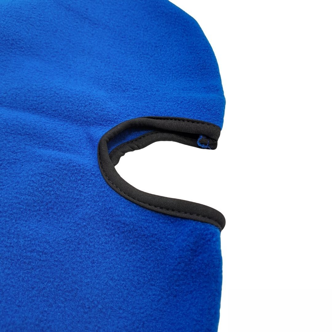 Winter Fleece BLUE Balaclava Ski Mask Thermal Full-Face Cover for Motorbike, Outdoor, Night Patrol, Cycling, Helmet Liner Cold Weather Gear FM7 Scarf Neck Gaiter
