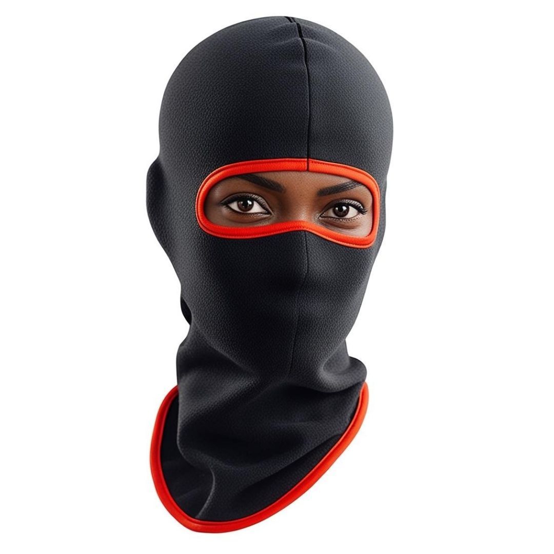 Warm Polar Fleece Full Face Ski Mask Balaclava for Cold Night Riding Motorcycle Anti Wind Dust Motorbike Wear Accessory Neck Thick Gaiter Scarf Hijab FM8 Ninja Monkey Cap One Hole Cover Hat Polyester