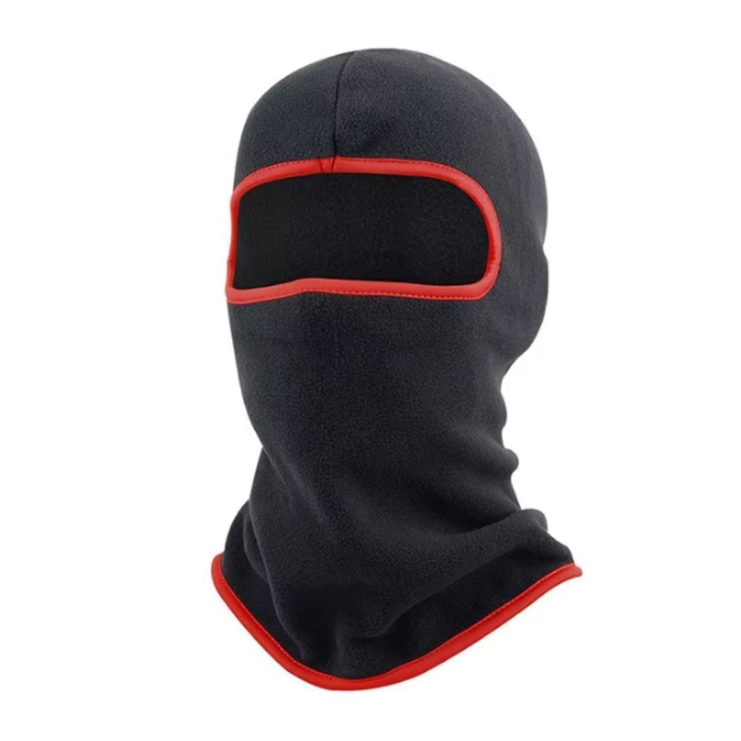 Warm Polar Fleece Full Face Ski Mask Balaclava for Cold Night Riding Motorcycle Anti Wind Dust Motorbike Wear Accessory Neck Thick Gaiter Scarf Hijab FM8 Ninja Monkey Cap One Hole Cover Hat Polyester