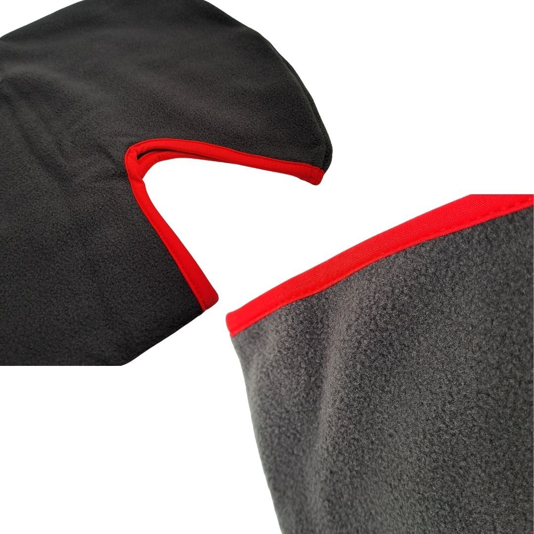 Warm Polar Fleece Full Face Ski Mask Balaclava for Cold Night Riding Motorcycle Anti Wind Dust Motorbike Wear Accessory Neck Thick Gaiter Scarf Hijab FM8 Ninja Monkey Cap One Hole Cover Hat Polyester