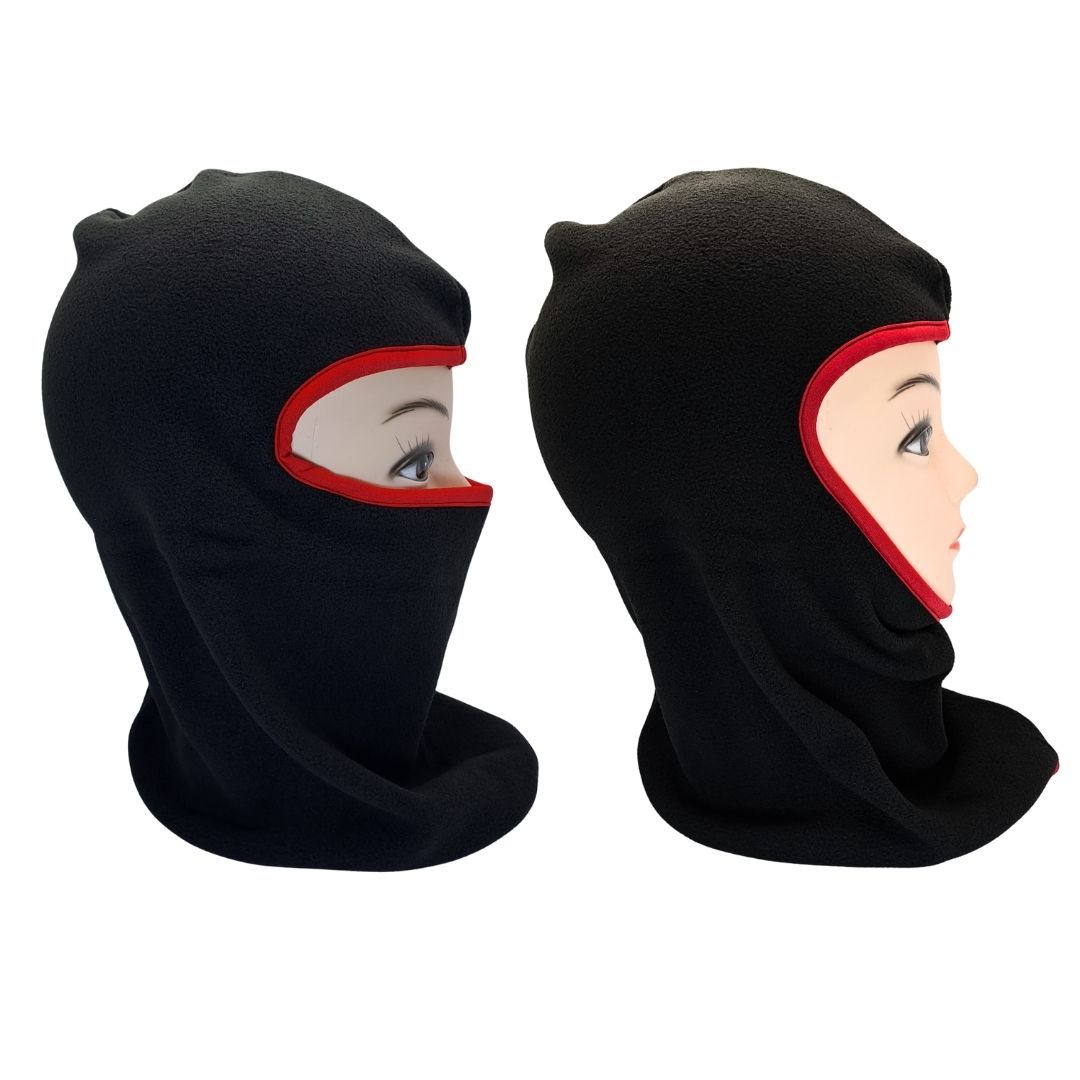 Warm Polar Fleece Full Face Ski Mask Balaclava for Cold Night Riding Motorcycle Anti Wind Dust Motorbike Wear Accessory Neck Thick Gaiter Scarf Hijab FM8 Ninja Monkey Cap One Hole Cover Hat Polyester