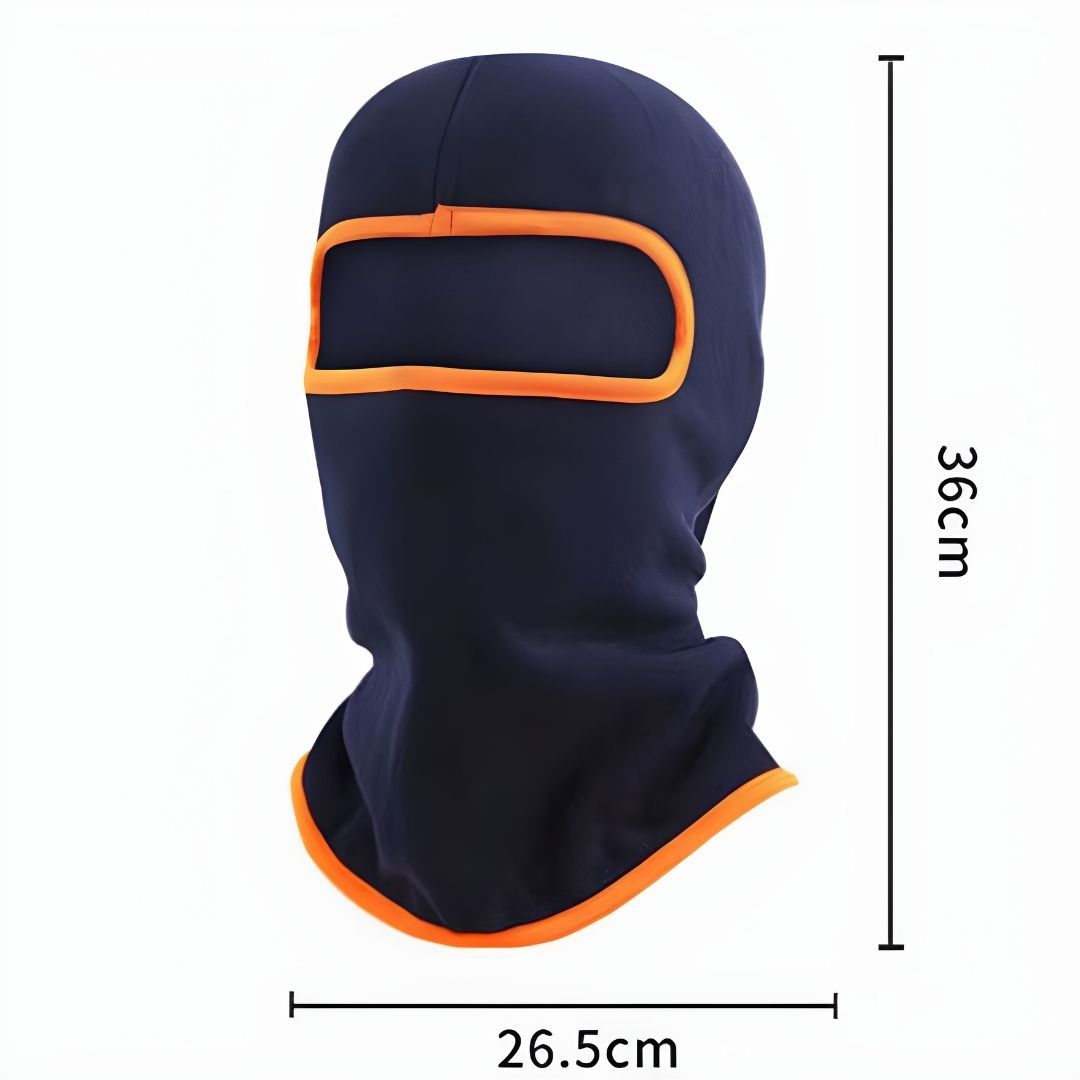 Warm Thick Fleece Full Face Balaclava Ski Thermal Mask Winter Windproof Dustproof Ninja Cap FM 8 Black with Red Outlines Smokeproof Army Military Tactical Camping Hiking Motorcycle Motorbike ATV